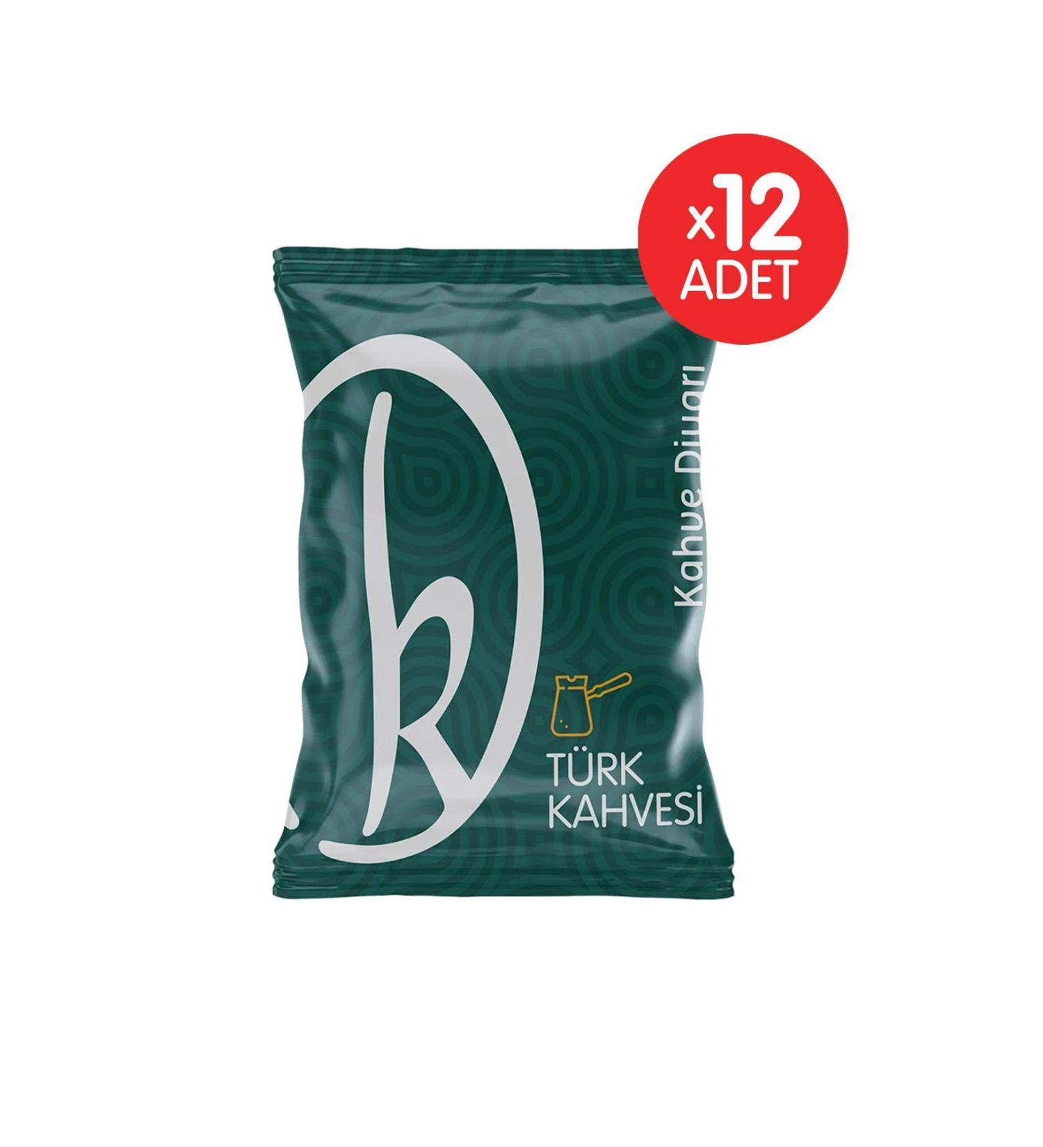 Kahve Diyar Medium Roast Turkish Coffee 12 Pieces - Buy Online on GoSupps.com
