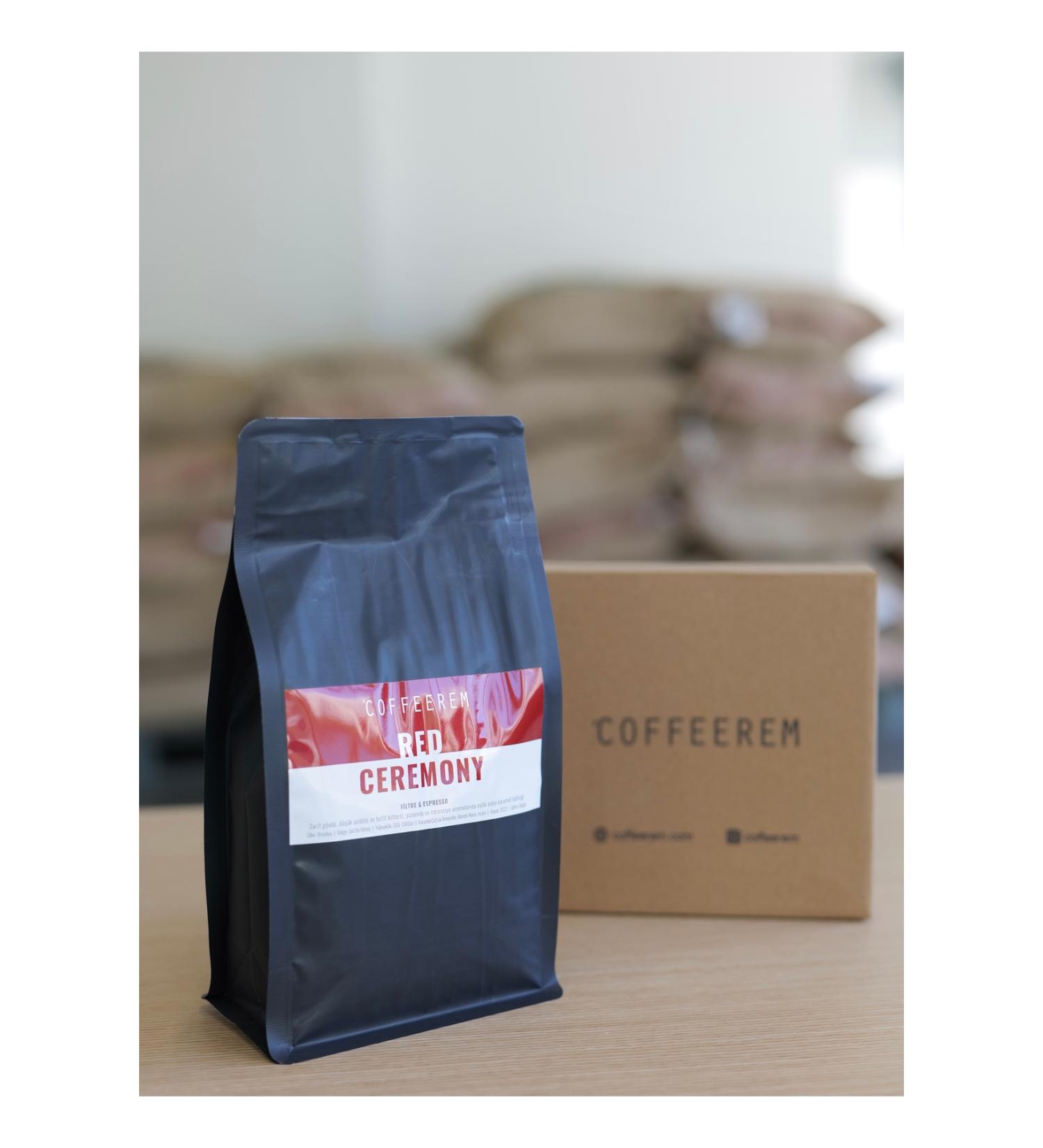 Coffeerem Red Ceremony 500gr Espresso&filter Coffee Beans