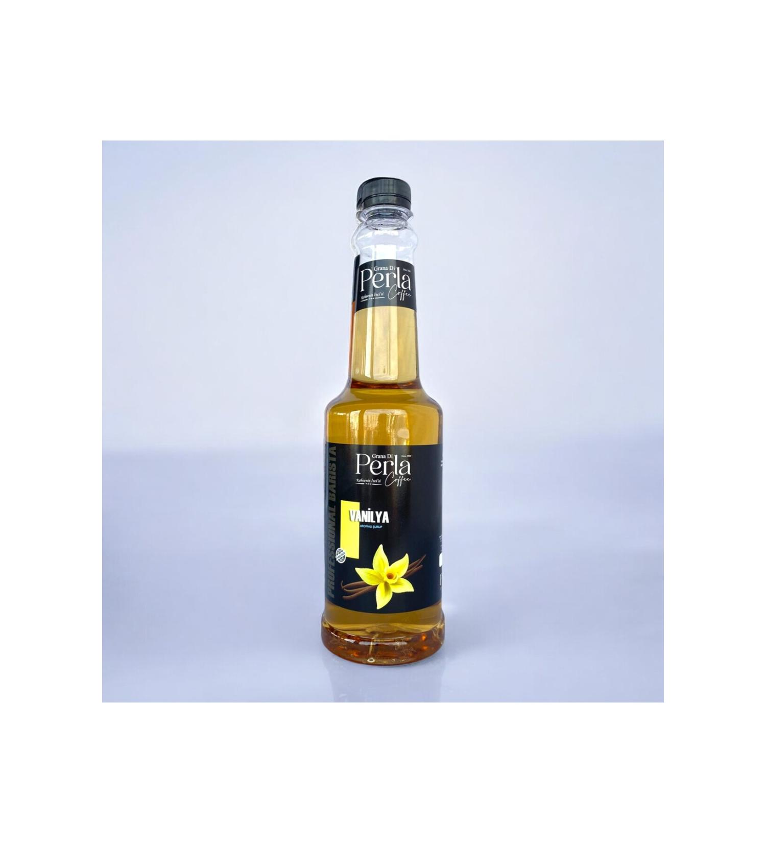 Perla VANILLA FLAVORED COFFEE AND COCKTAIL SYRUP 75 Cl (750ML)