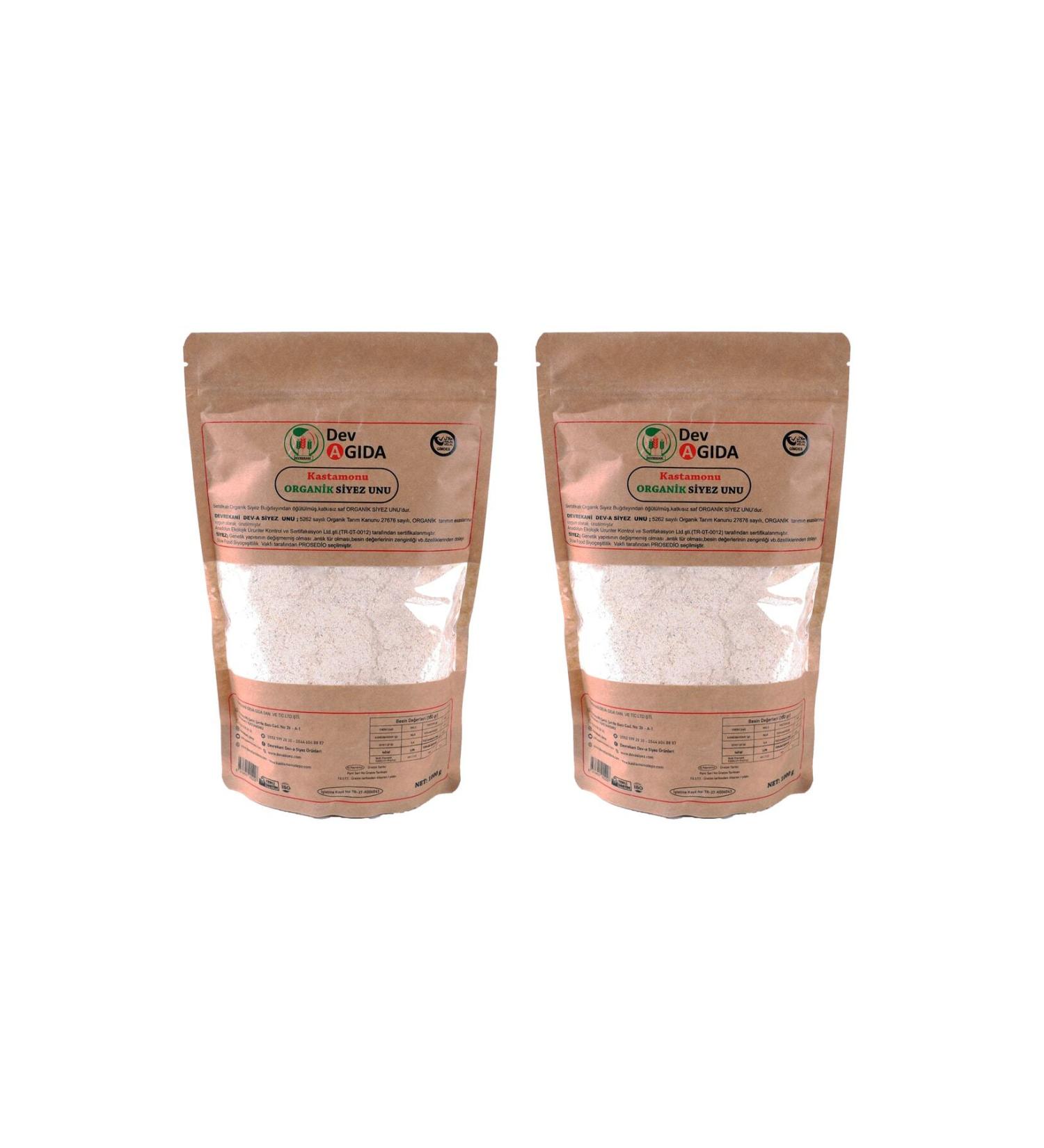 Devrekani DevA Organic Certified Stone Mill Whole Einkorn Flour 2 Kg - Buy Online on GoSupps.com