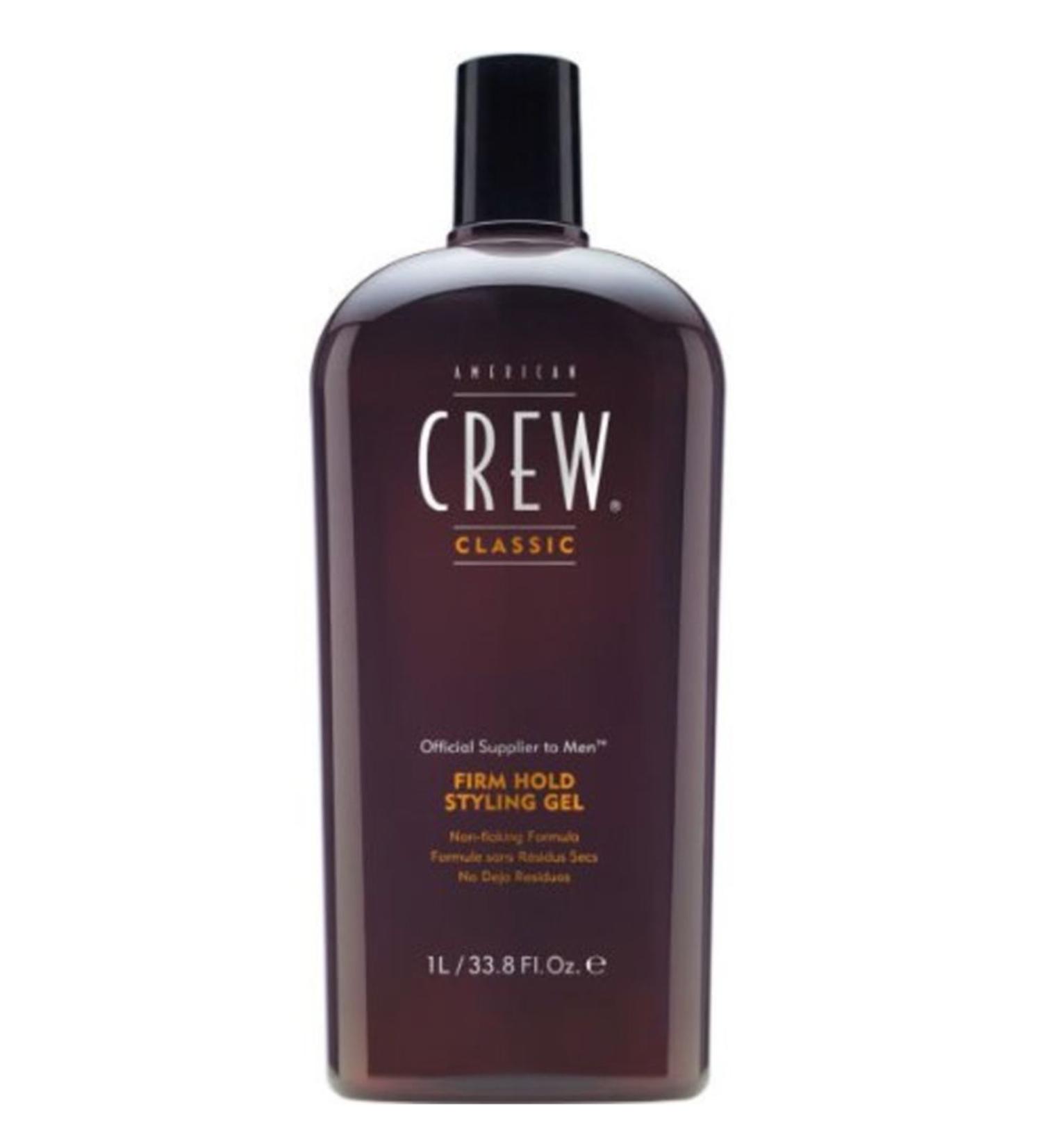 American Crew Men's Styling Gel - Crew Firm Hold Gel 33.8Oz 1000ml 738678216231