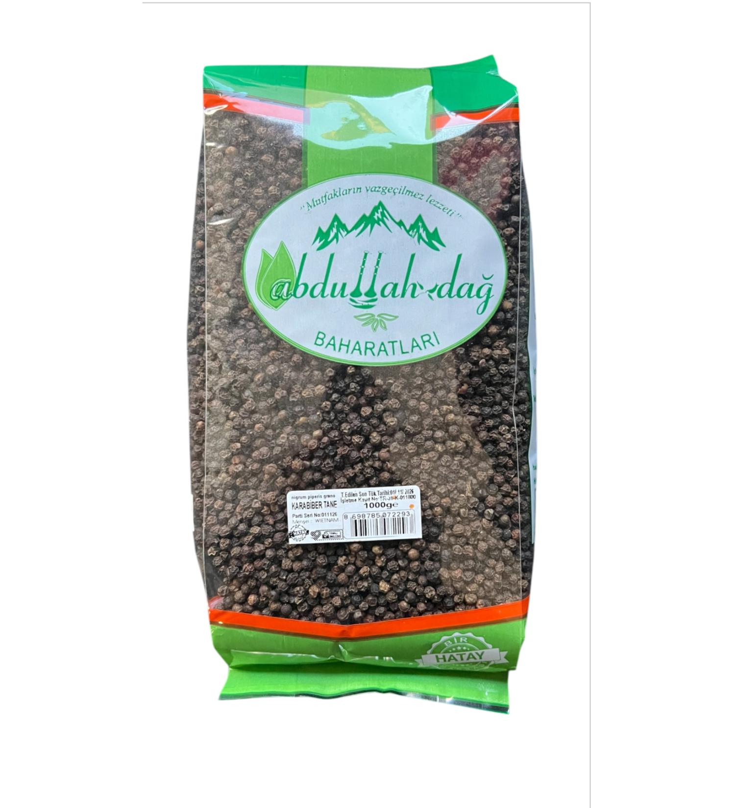 ABDULLAH DA Hatay Local Pure Sifted Black Pepper 1 Kg / 1000 gr