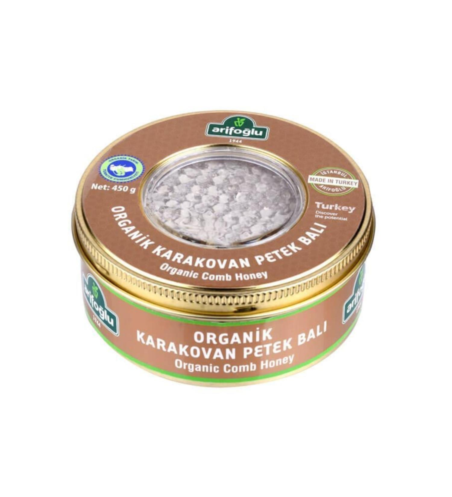 Arifo lu Organic Karakovan (Comb) Honey 450g (Small Tin)