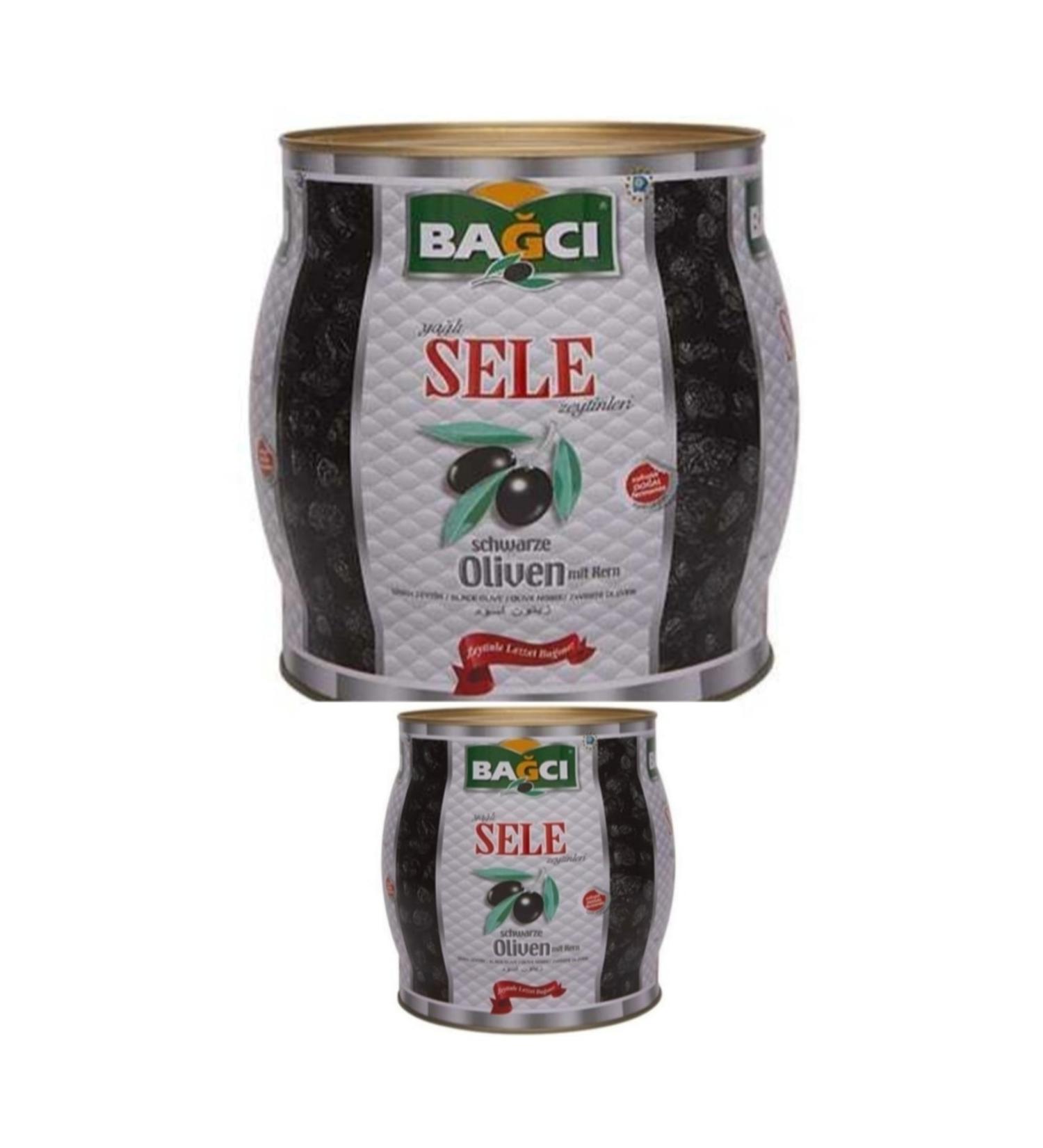 Bagci Gemlik Oily Olive (S Caliber 291-320) 2 X 2 Kg Tin 4 Kg