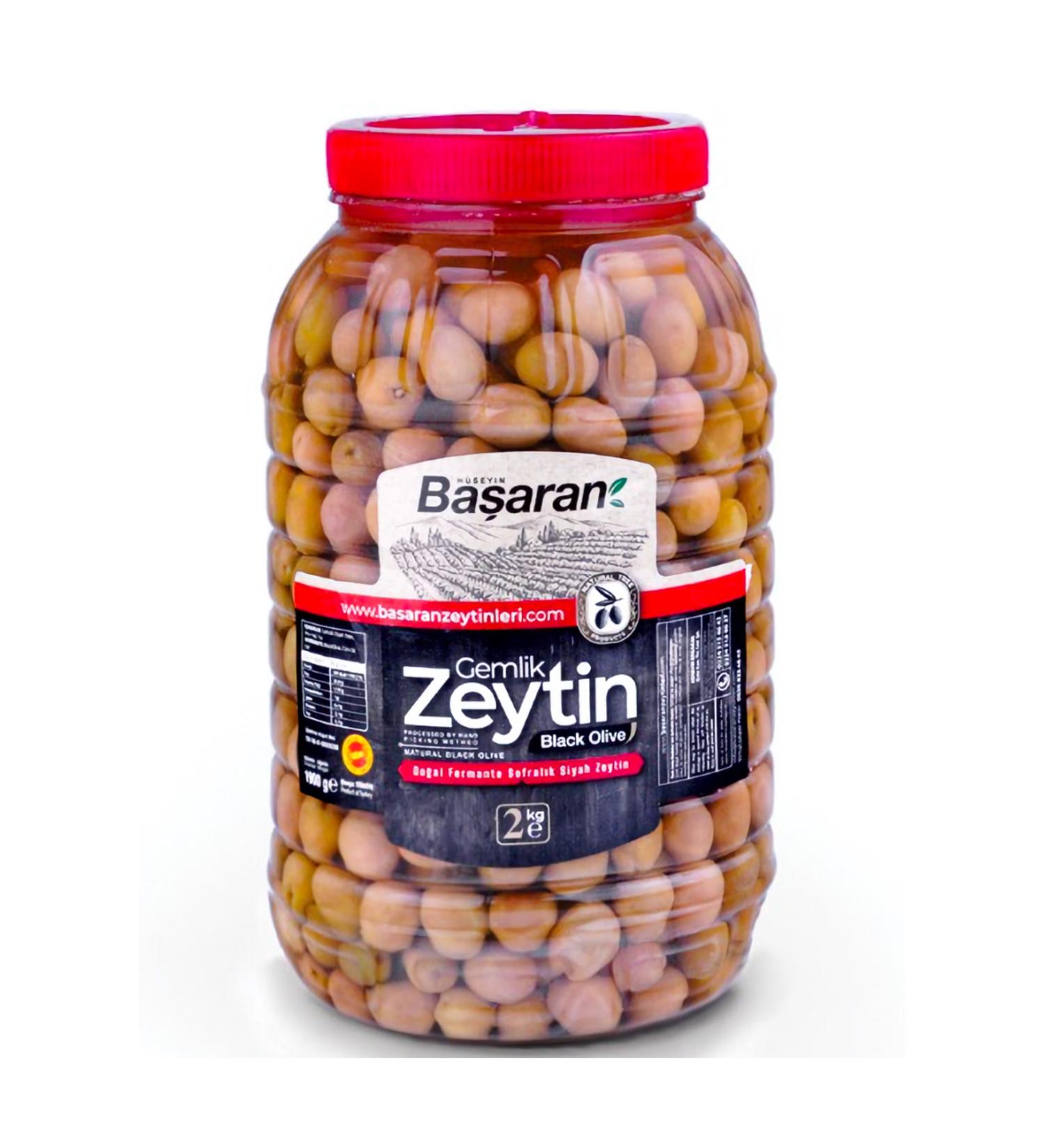 BASARAN Green Scratched Edremit Olives 2Kg