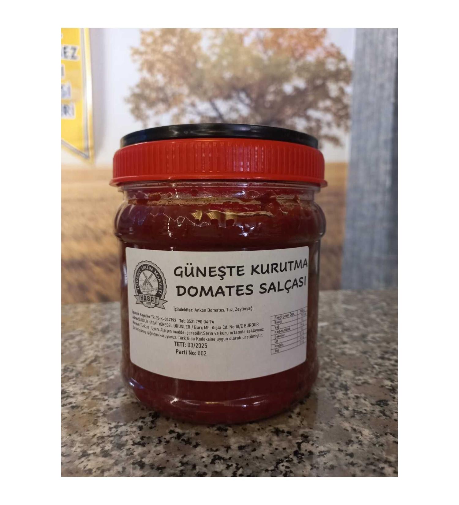 Burdur Harvest 1 Kg Burdur Homemade Tomato Paste
