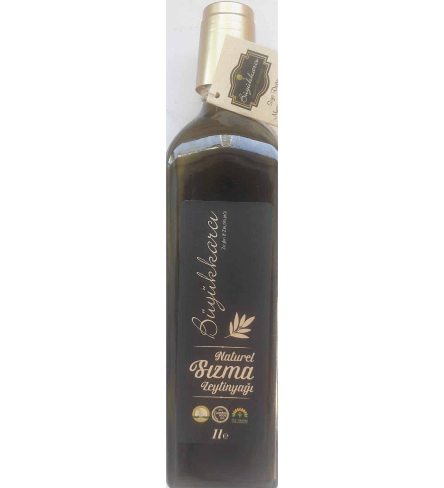 B Y KKARCI OLIVE OIL 1 Liter Glass Bottle