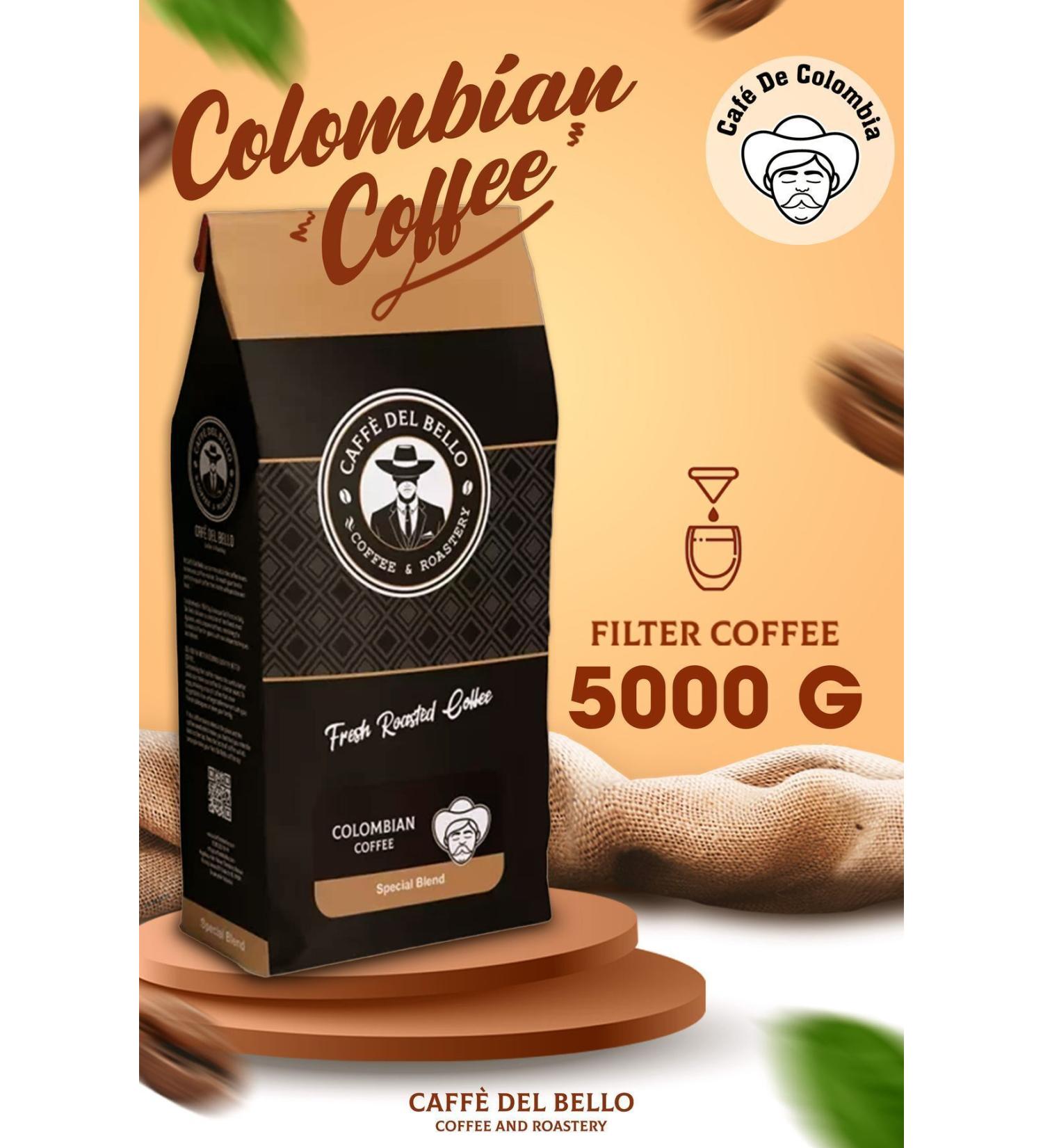 Caffe Del Bello Nicaragua Espresso Coffee 1 Kg (BEANS OR GROUND)
