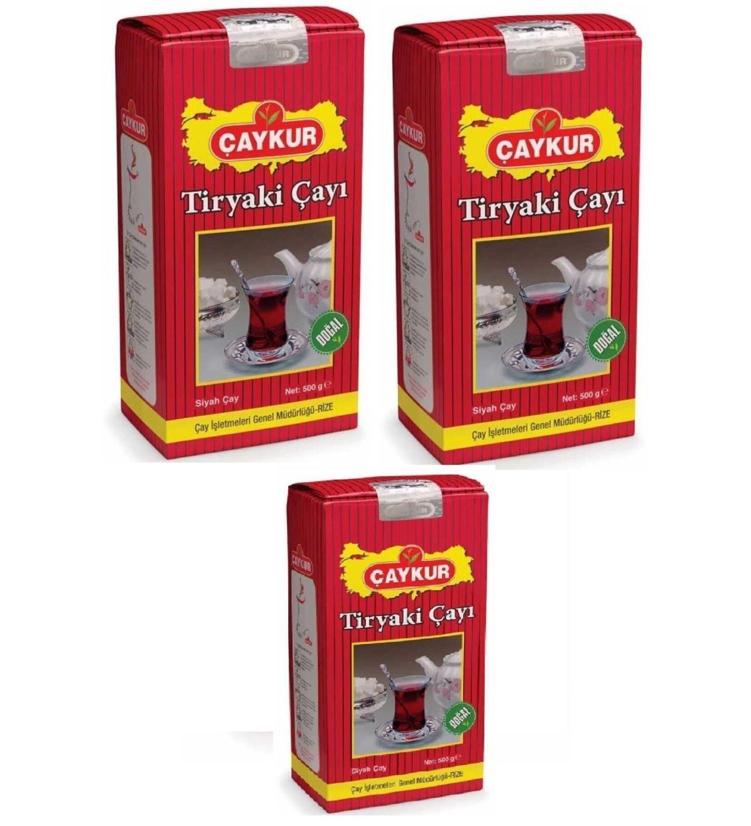 aykur Tiryaki Black Loose Tea 500 Gr 3 Pcs Advantage Package