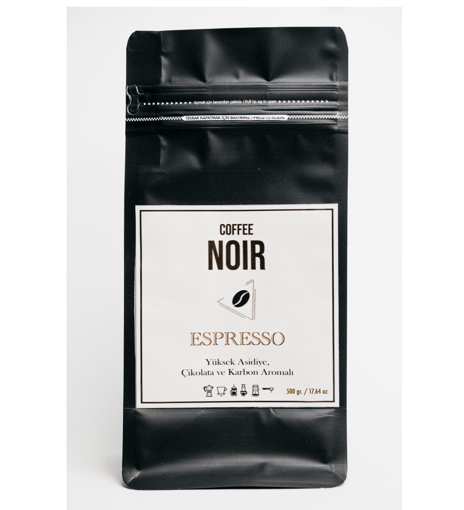 coffeenoir Premium Espresso Bean Coffee / 500 Gr.