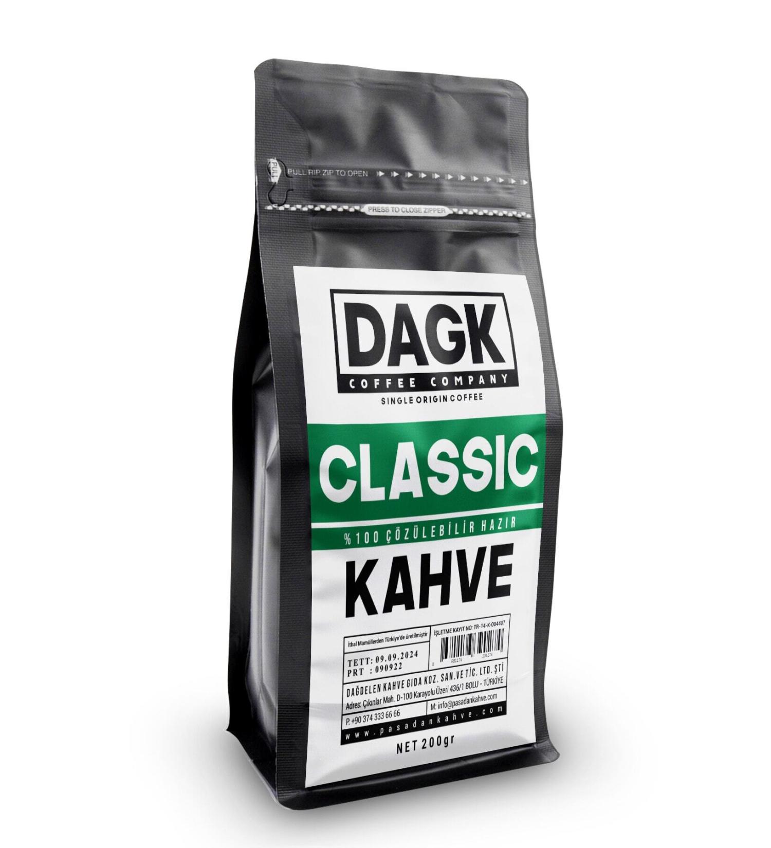 Dagk Classic Coffee 200 gr (GRANULE SOLUBLE) - Buy Online on GoSupps.com