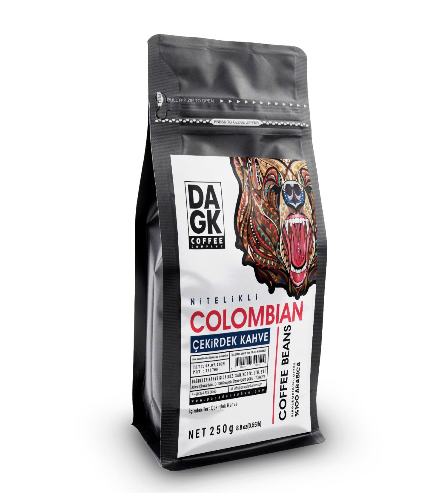 Dagk Colombian Coffee Beans 250gr - Buy Online on GoSupps.com