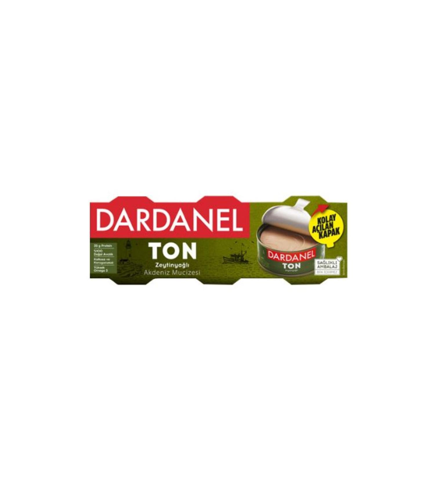 Dardanel 4-Piece Dardanel Tuna in Olive Oil 3x75 Gr.