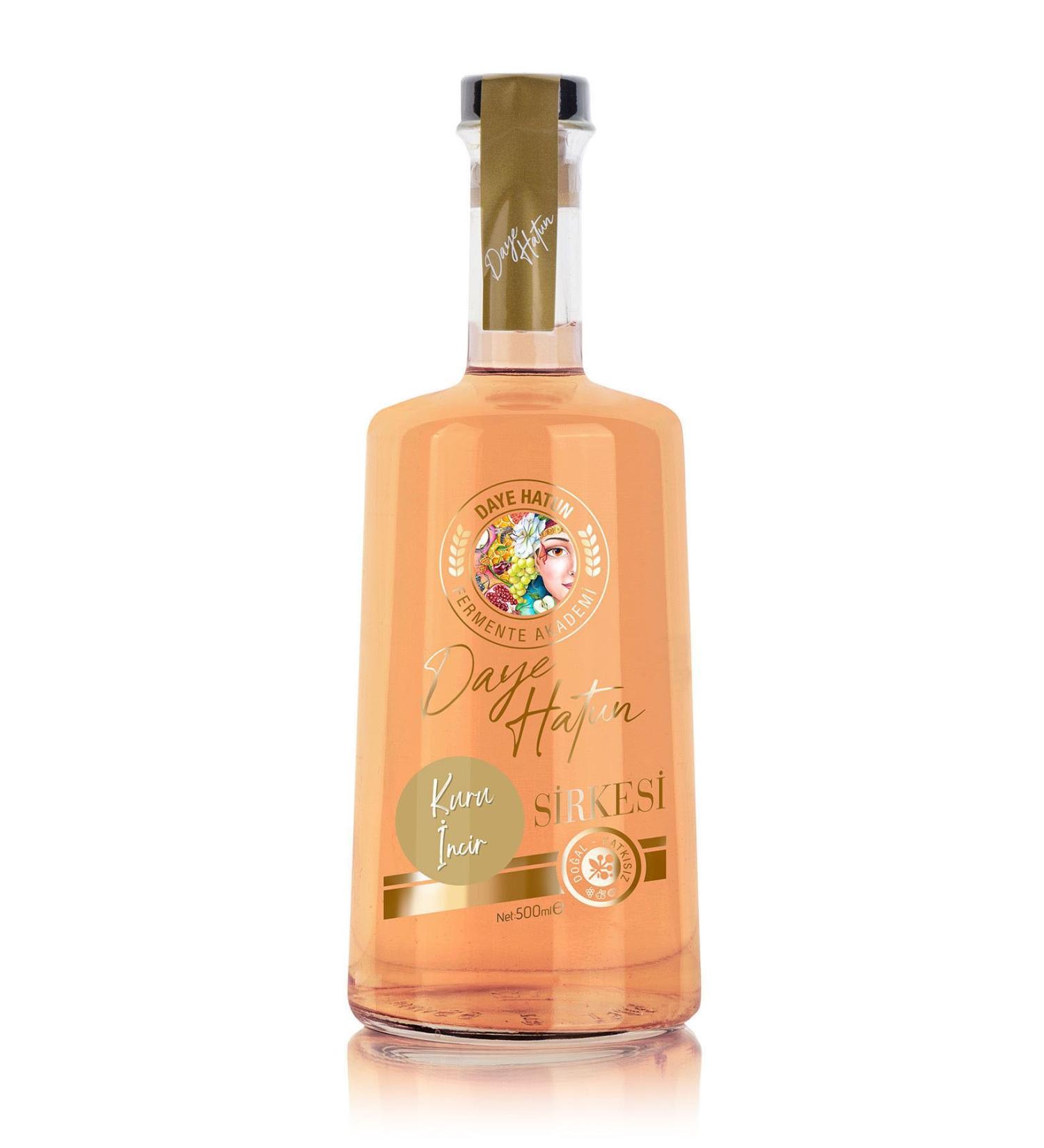 DAYE HATUN Dried Fig Vinegar (Naturally Fermented Live Vinegar / 500 Ml)