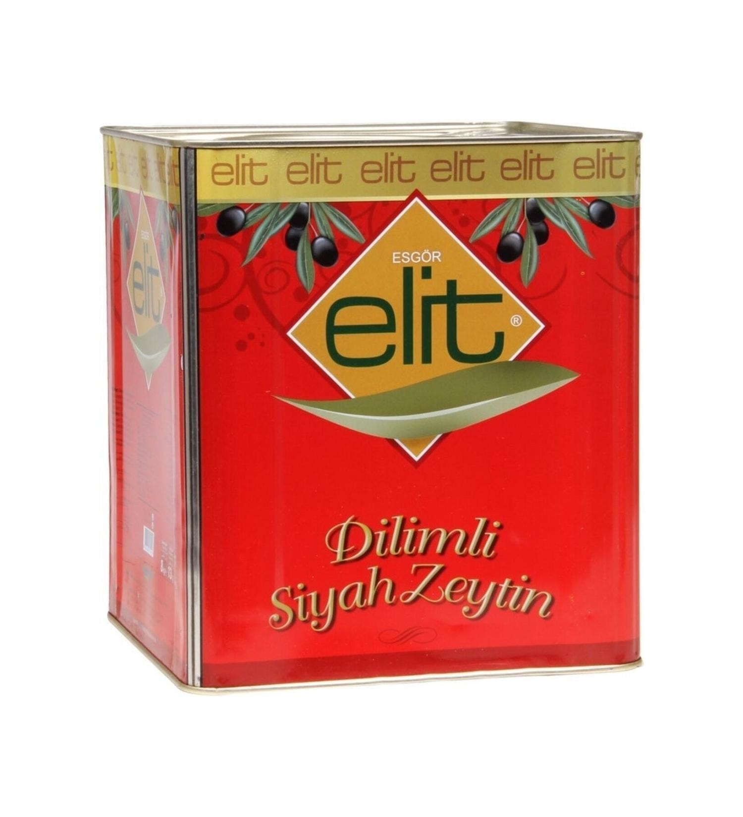 Elite Olive Elite Sliced Black Olives (8 Kg)