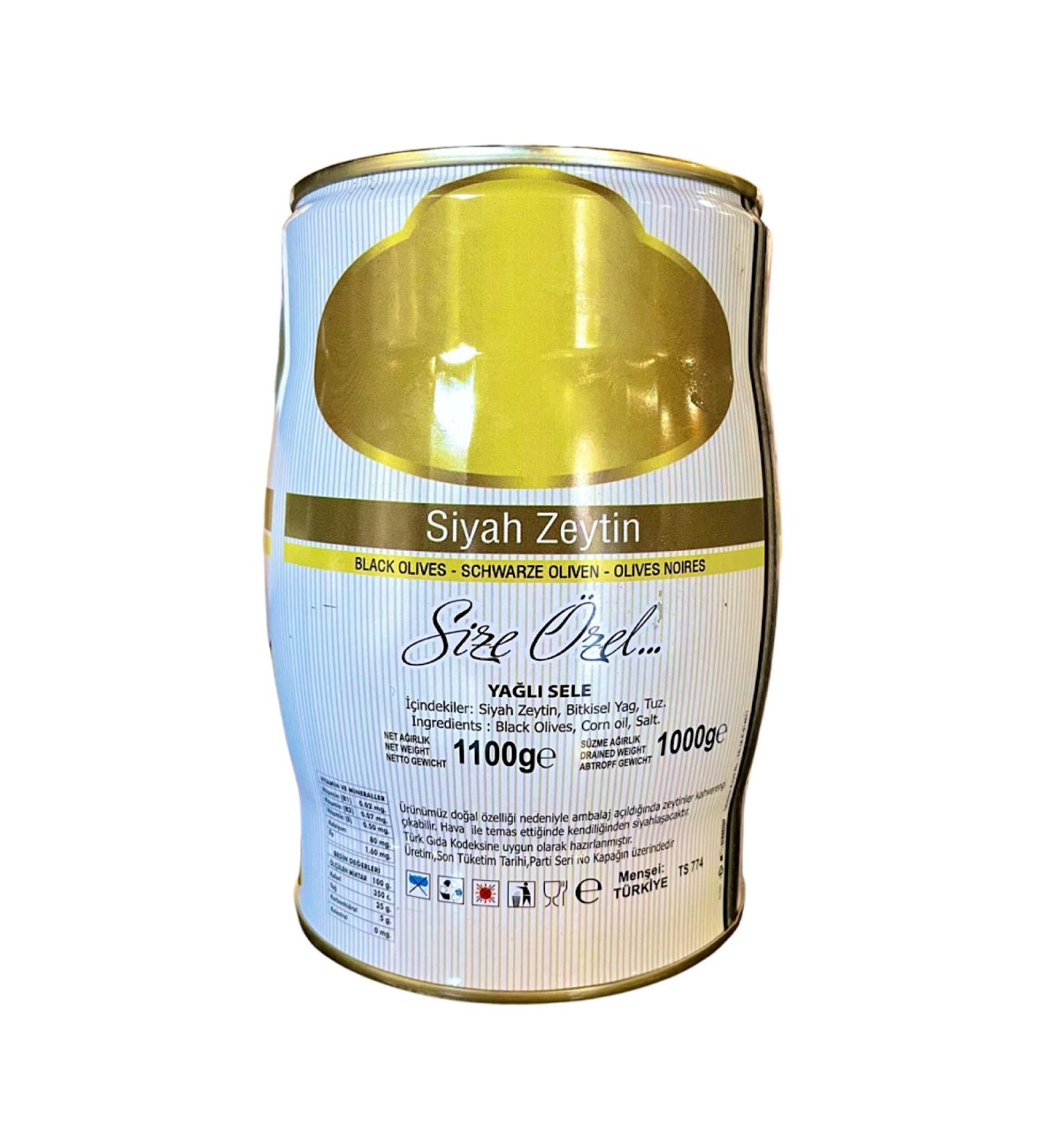 ENGURME Oily Black Olives 2 Kg