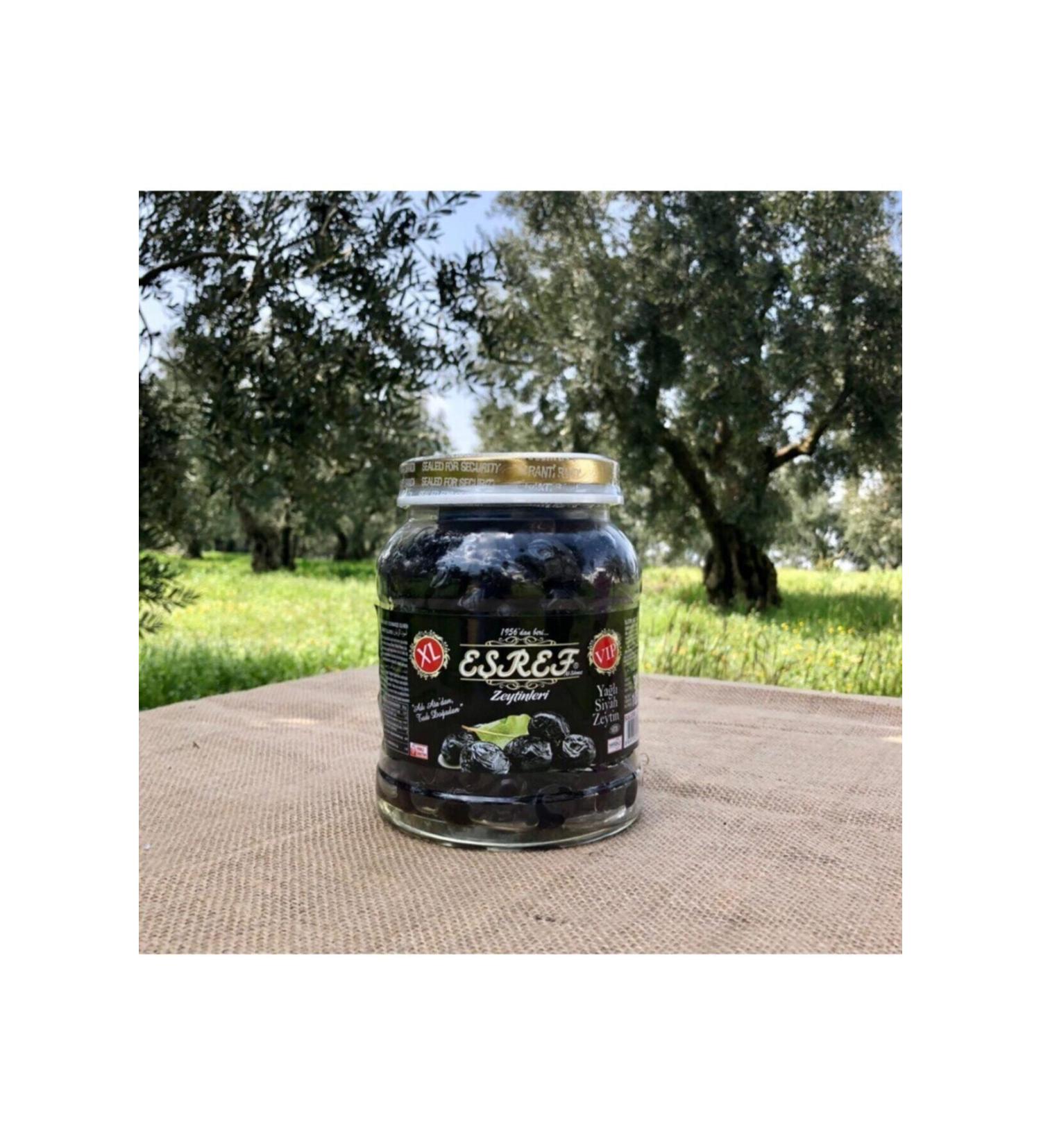 E ref Zeytincilik VIP Oily 2xl Black Olives 2 Kg