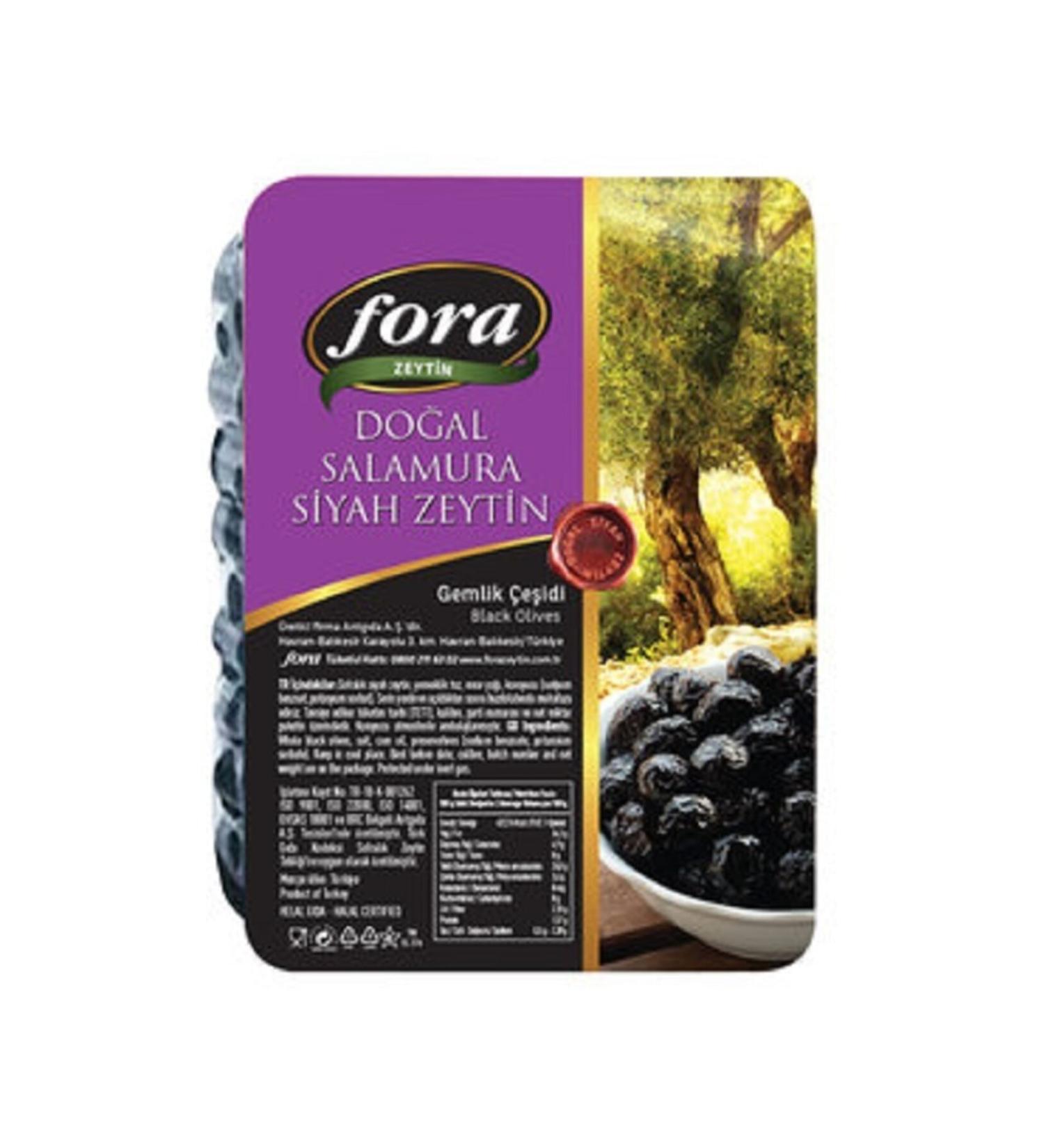FORA Fr Sliced Black Olives 370 Cc 160 Gr