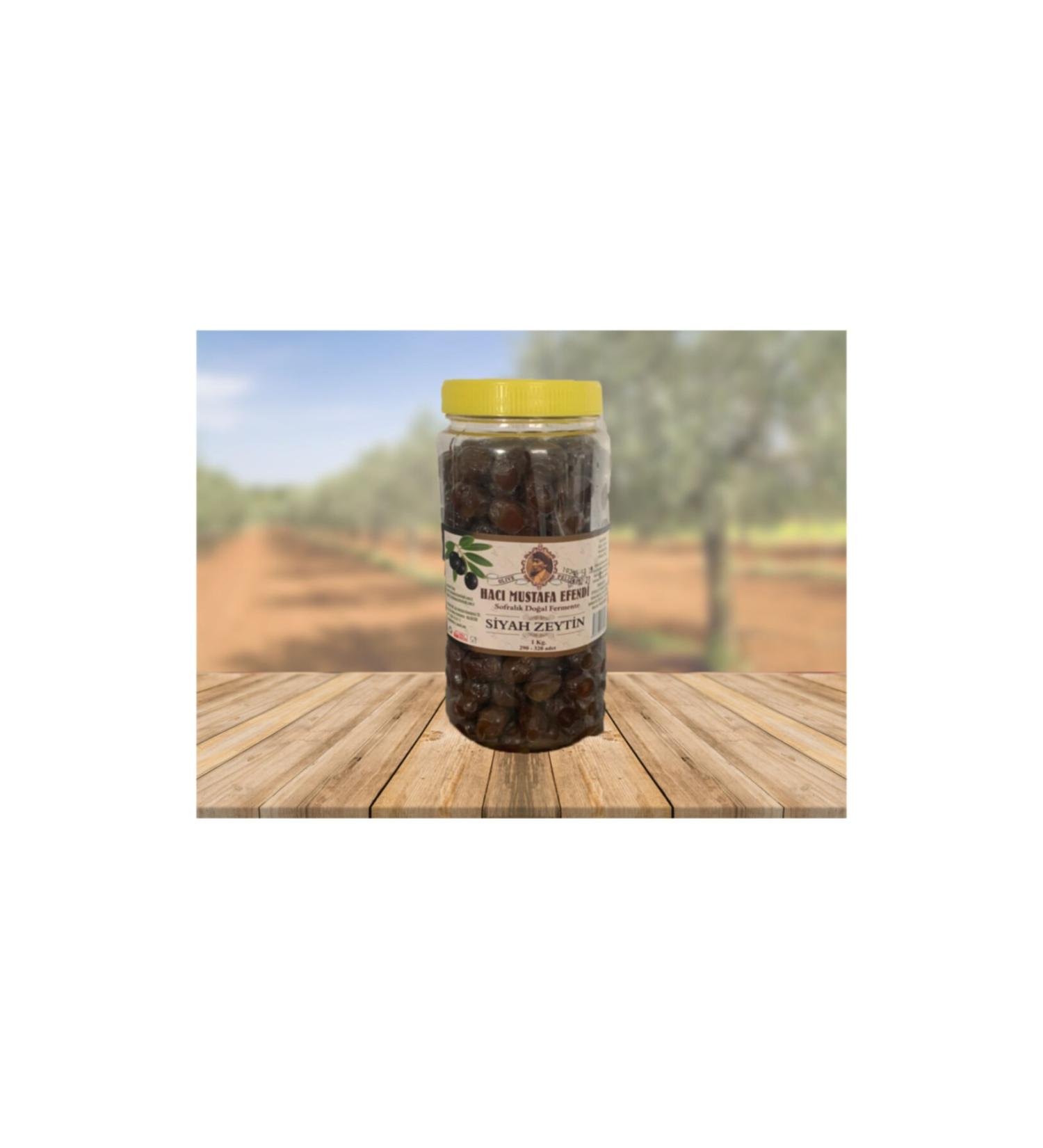 Hac Mustafa Efendi Black Olives 1 Kg