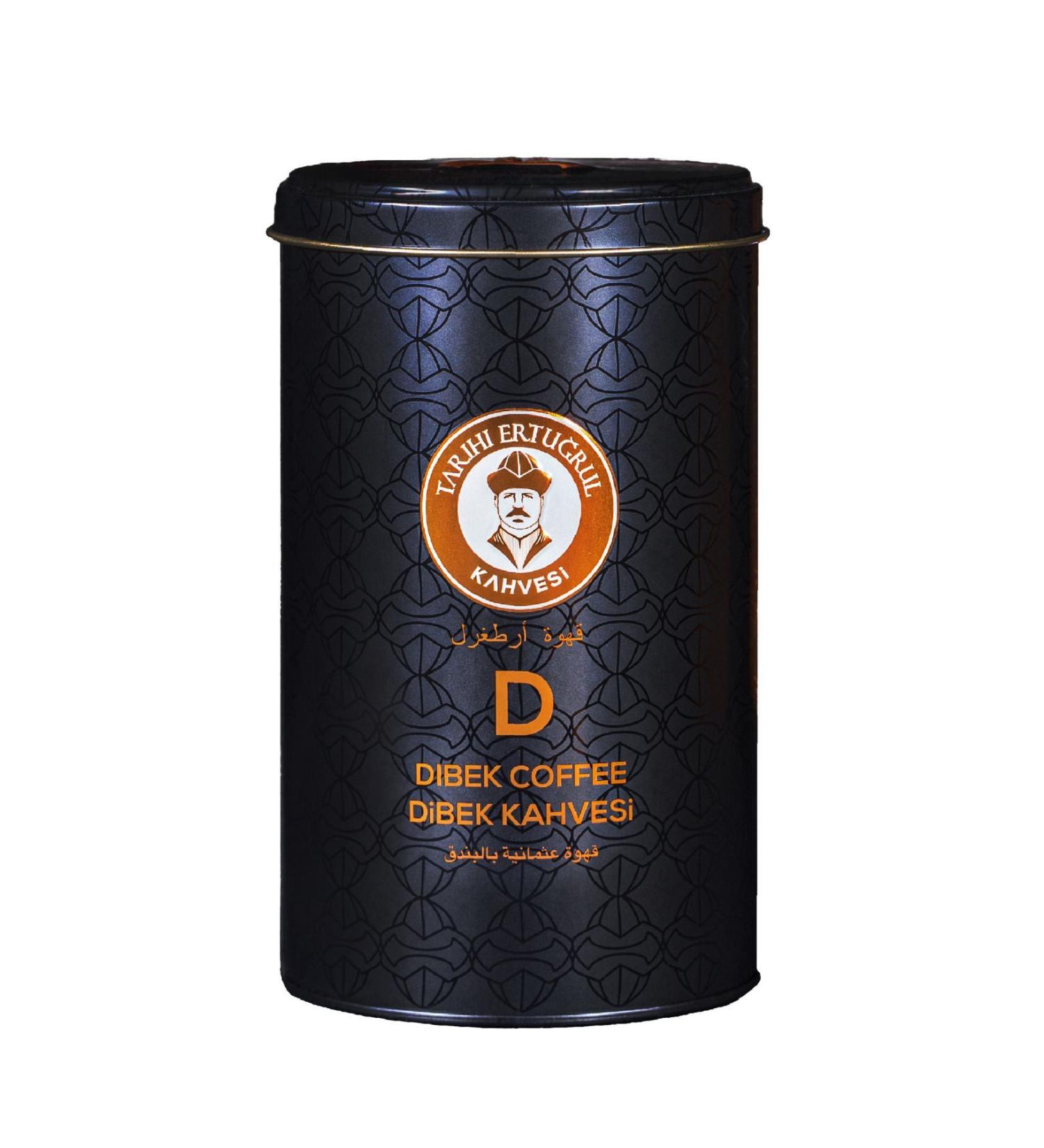 Historical Ertu rul Coffee Dibek Coffee Tin 250 G