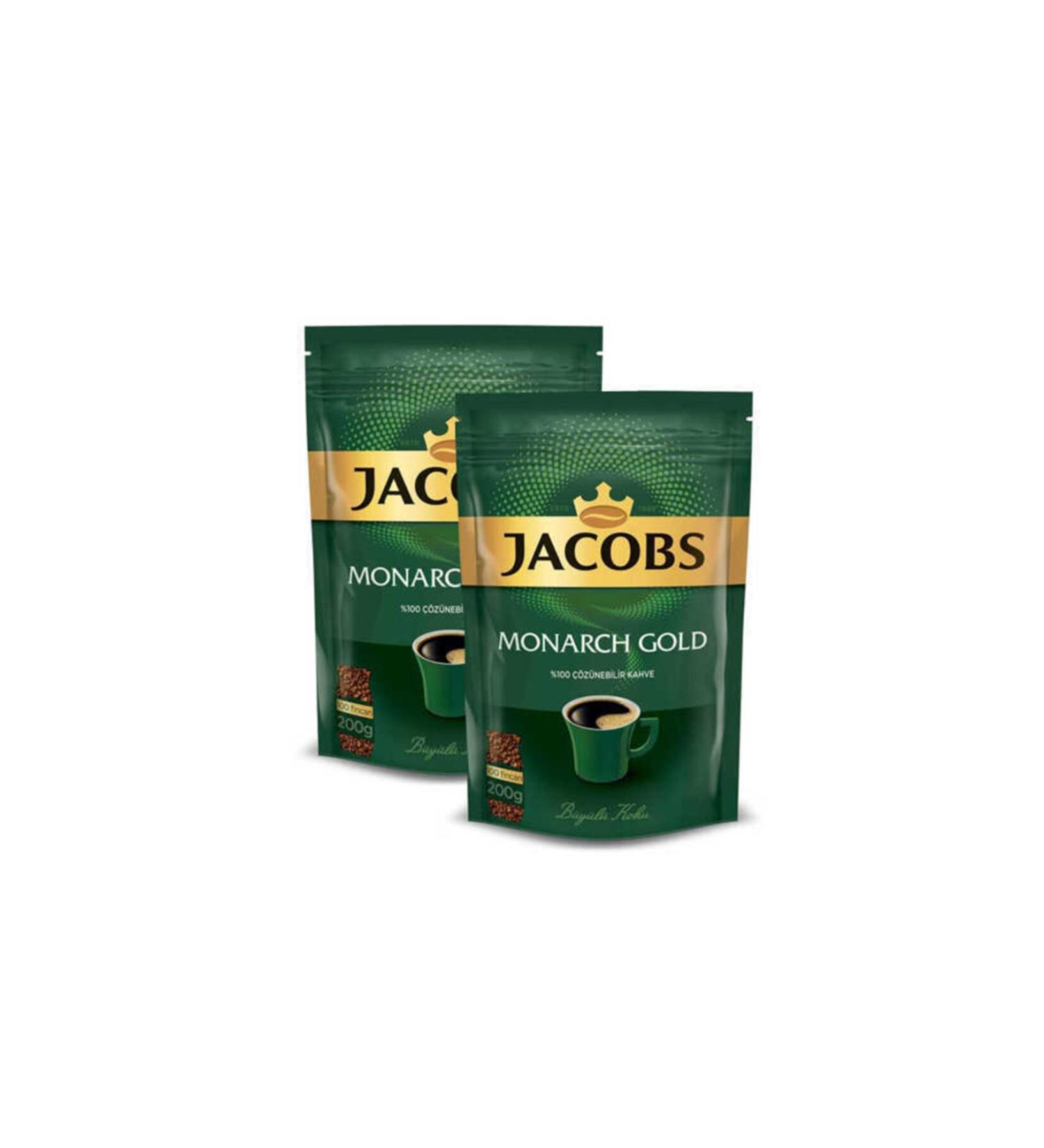 Jacobs Monarch Gold Coffee 200 gr 2 Pieces