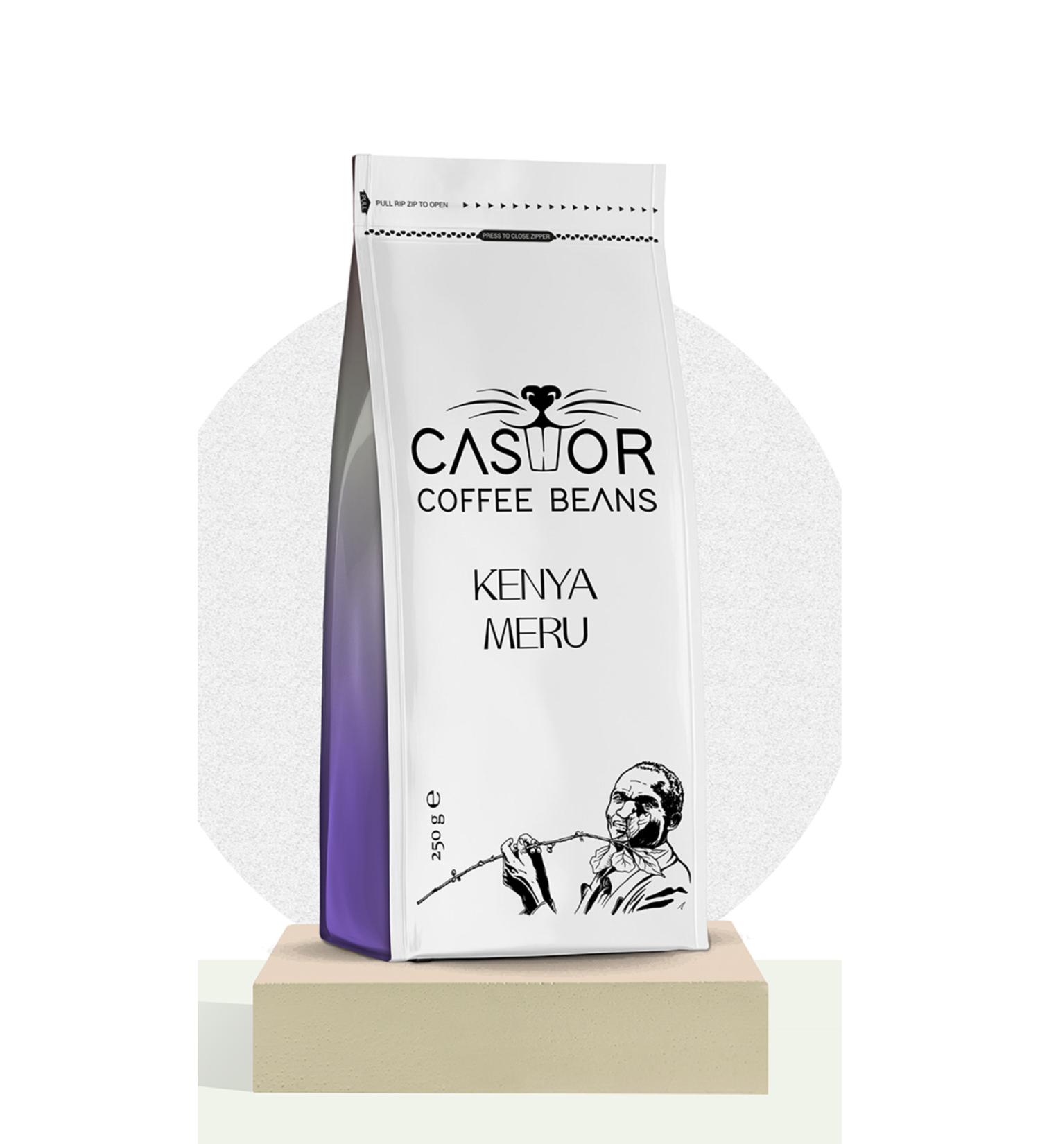 CASTOR COFFEE BEANS Kenya Meru 250gr