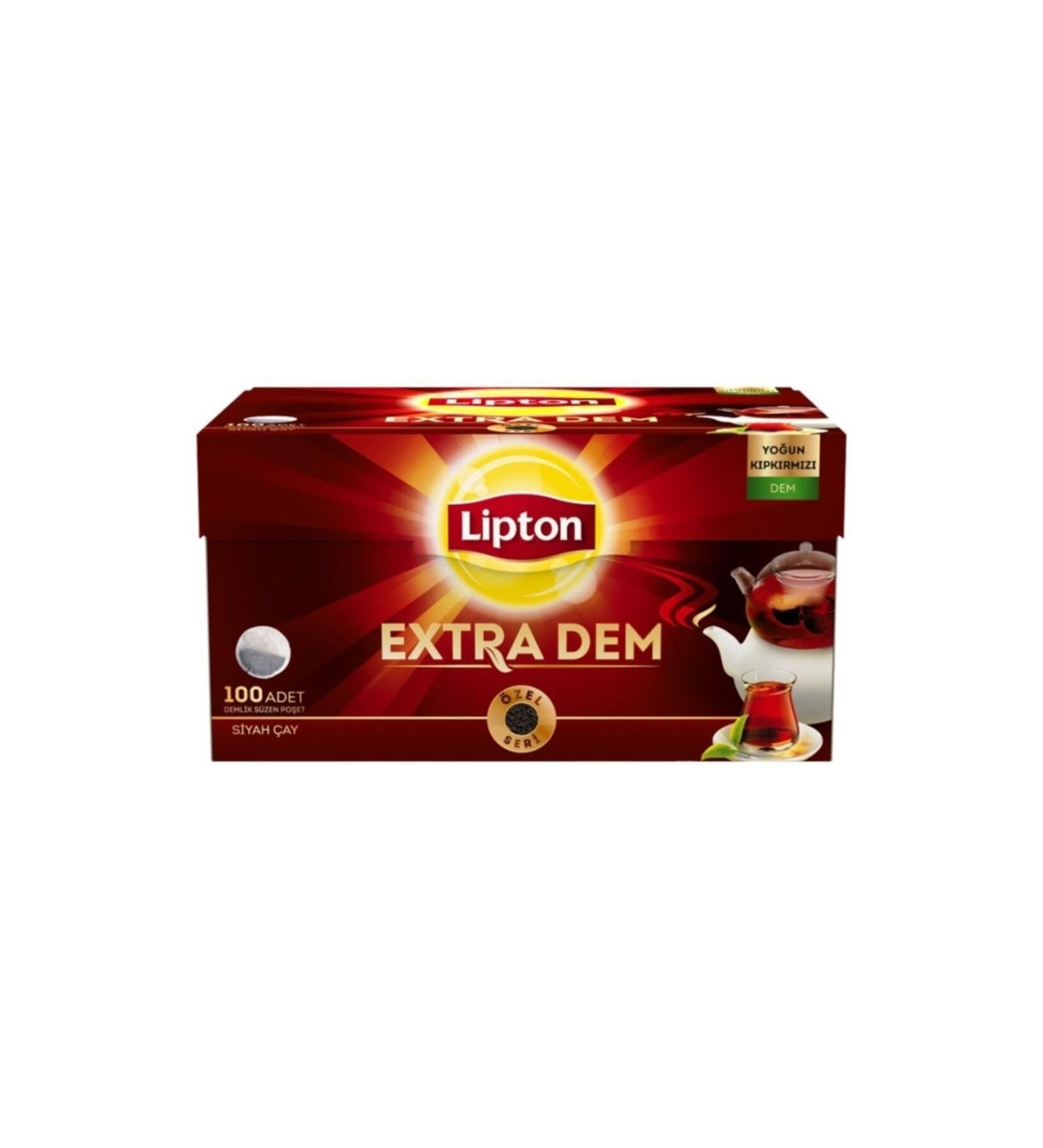 Lipton Extra Dem Tea Bag Teapot 100 pcs