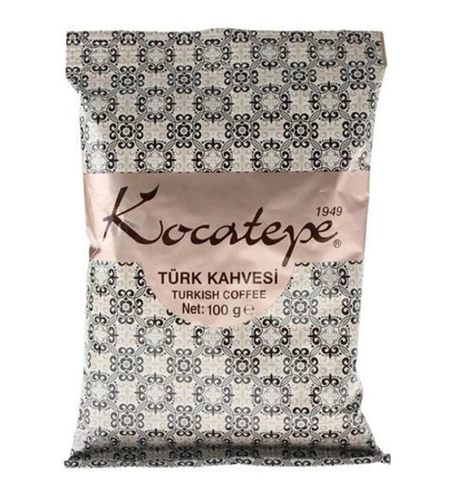 KOCATEPE COFFEE Kocatepe Turkish Coffee 100 Gr Foil 6 Pack