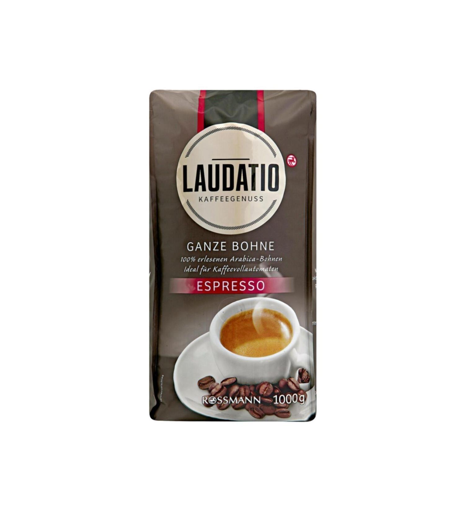 Laudatio Whole Coffee Bean Cafe Crema 1000 Gr