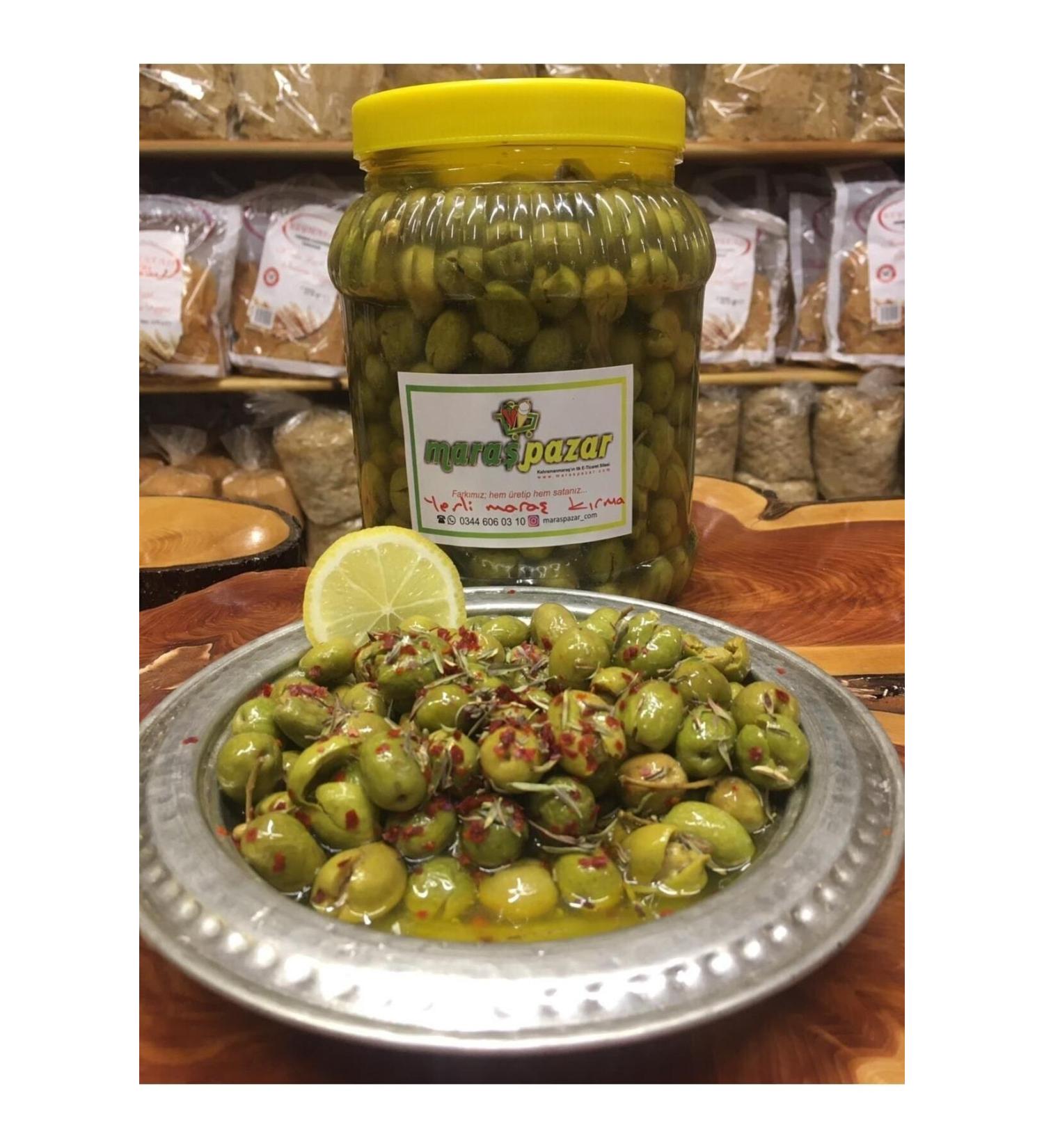 Mara pazar Crushed Halal Oily Hatay Olive 1 Kg