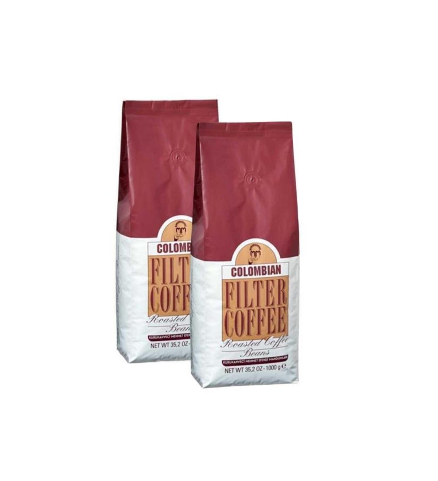 Mehmet Efendi Colombian Coffee Beans 1000 Gr 2 Pieces