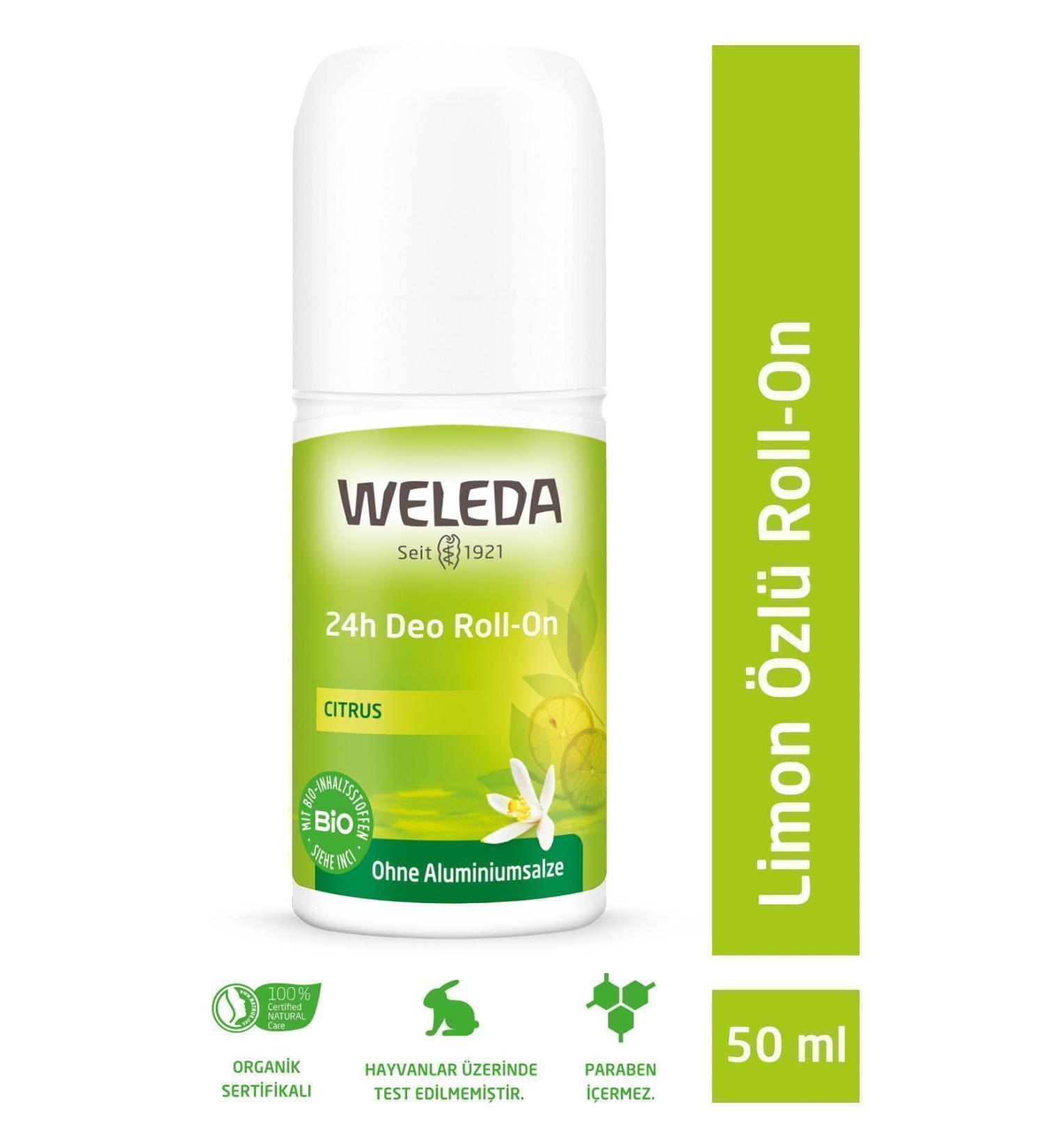 Weleda Citrus 24h Deo Roll On 50 ml - Buy Online on GoSupps.com