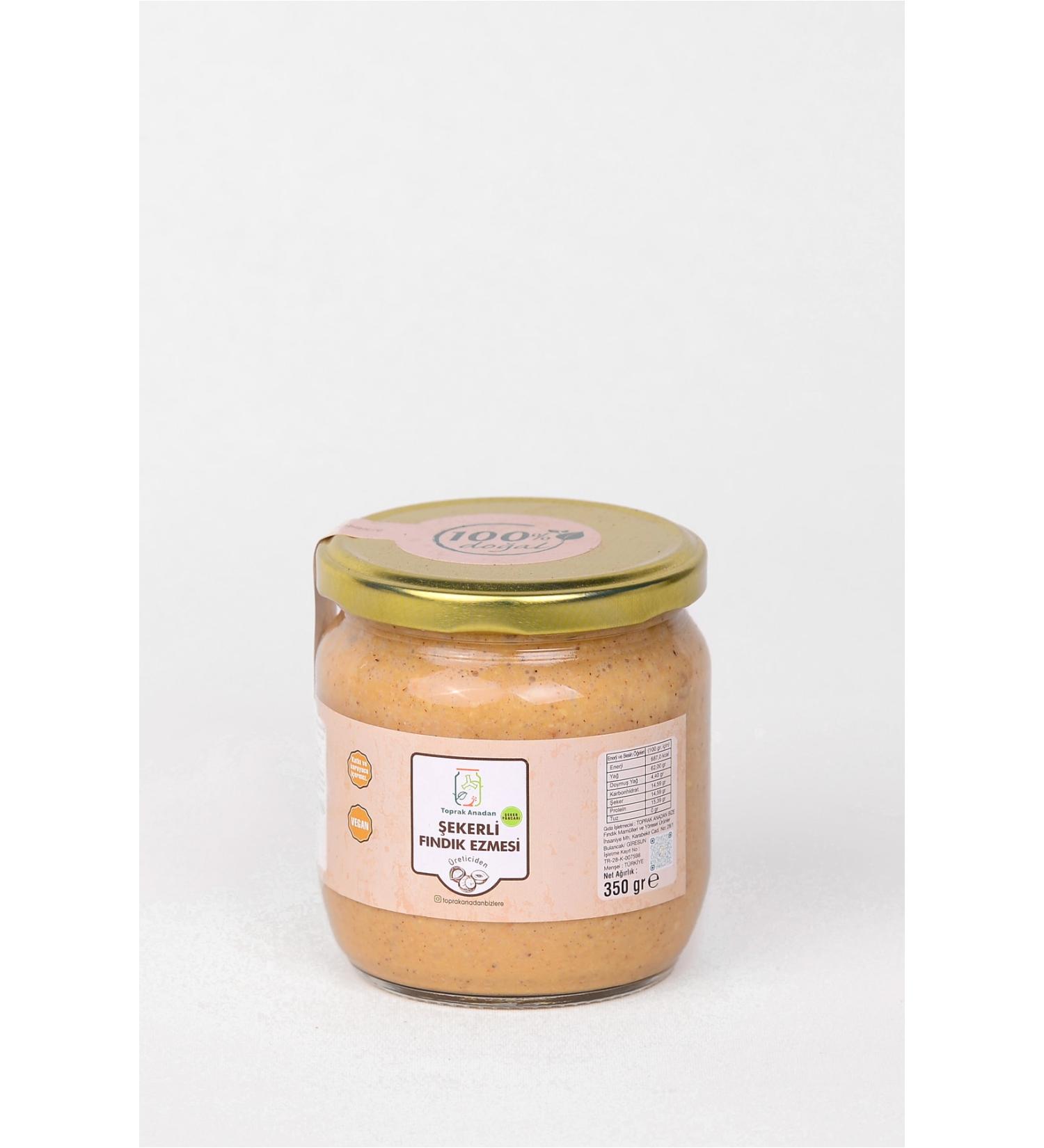 Sweetened Hazelnut Paste from Mother Earth ( Hazelnut) 350 Gr