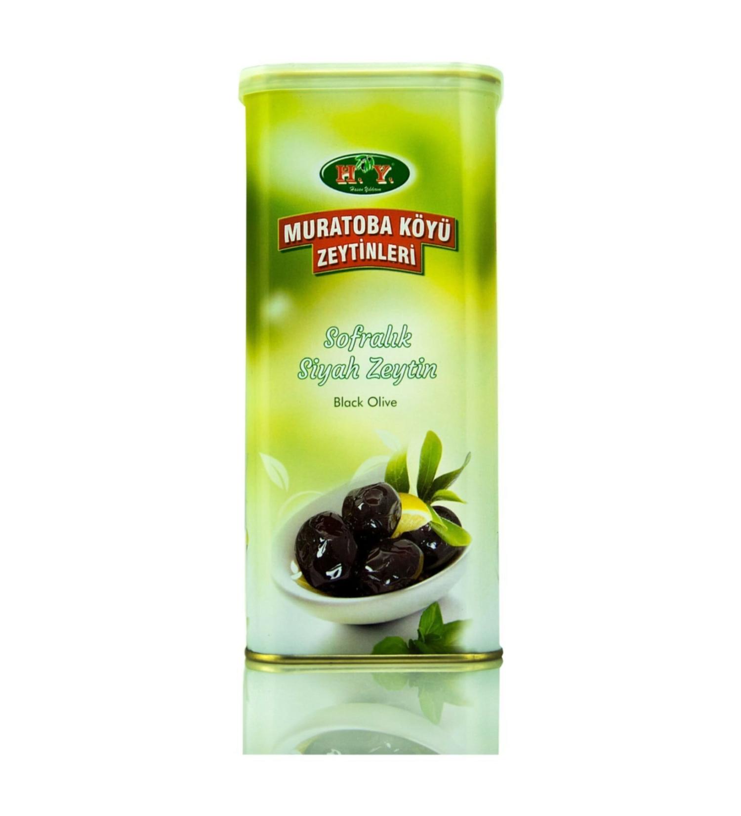 OLIVE MAIN Stone Pressed Natural Fermented Black Olives 2 KG