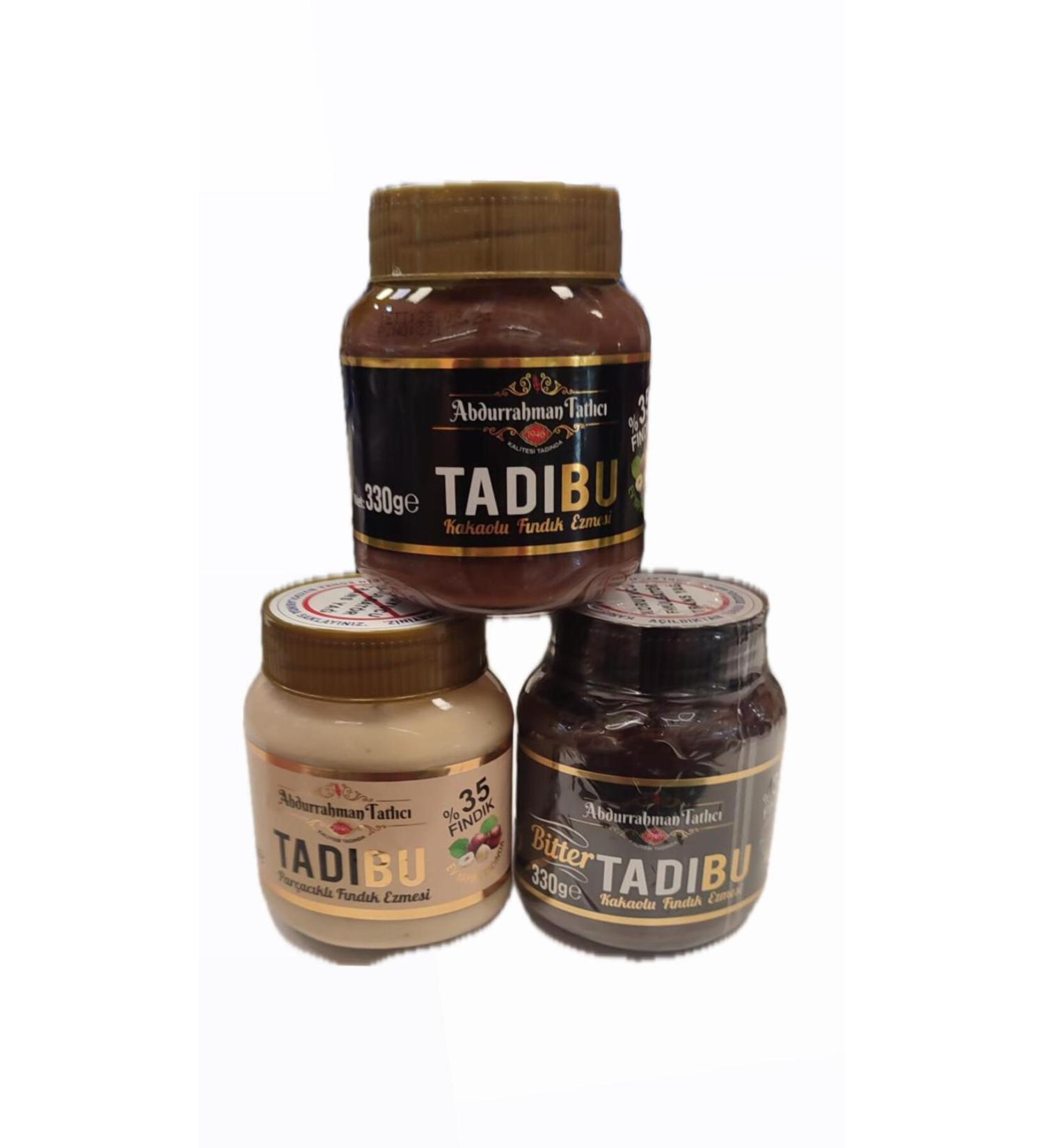 ZBOZ Y K Tad bu 330 Gr pieced hazelnut paste 5 hazelnuts +330 tadibu + 330 tadibu bitter
