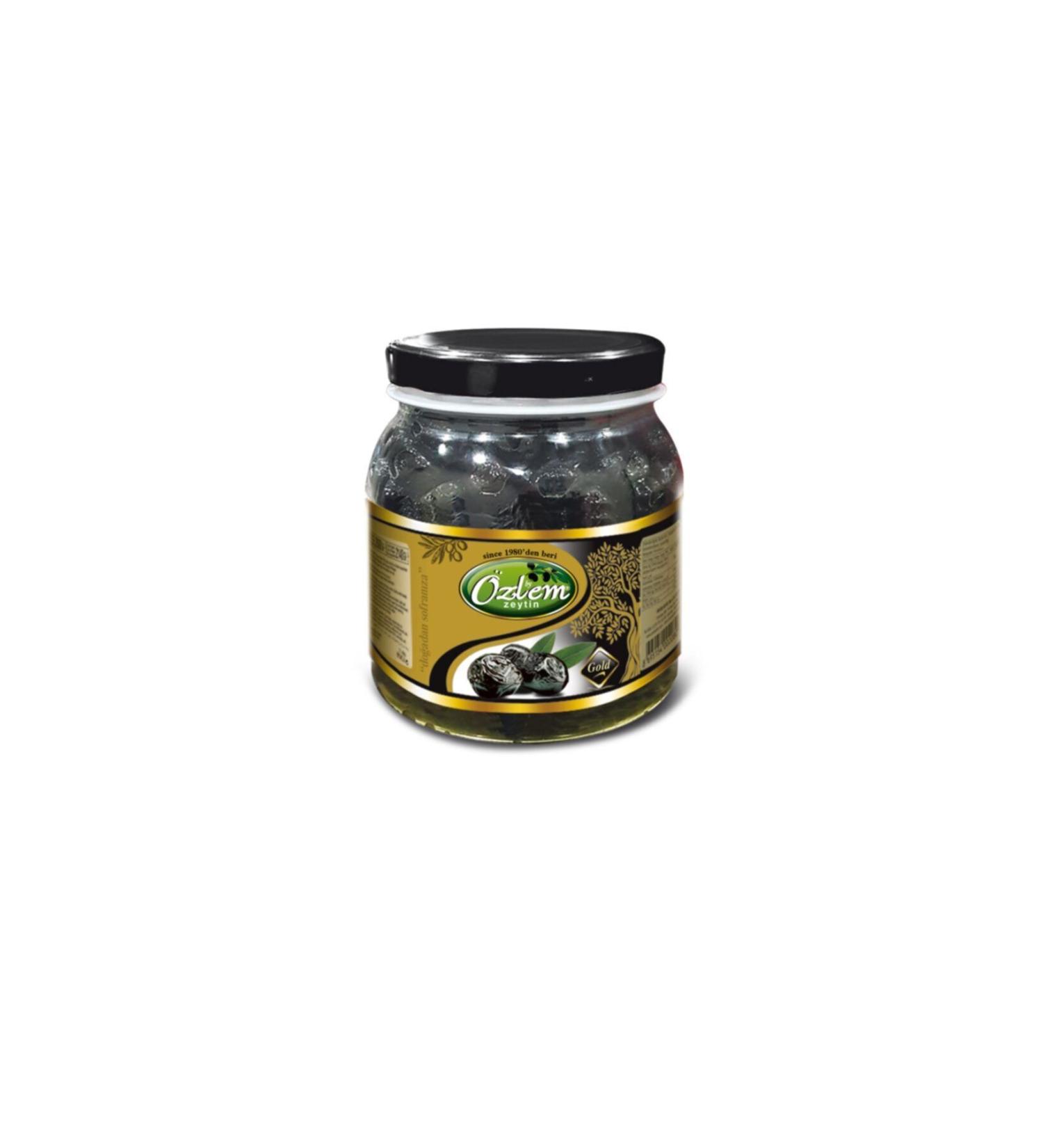 Ozlem Olive Ozlem Gold 800 gr Tin Black Olives (231-260 KLB)