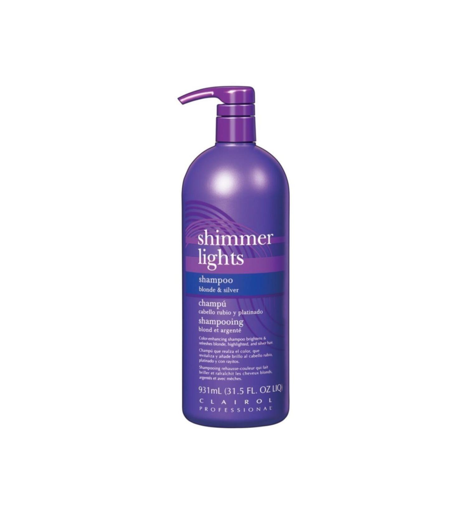 Clairol Shimmer Lights Shampoo For Blonde And Grey Hair 931ml