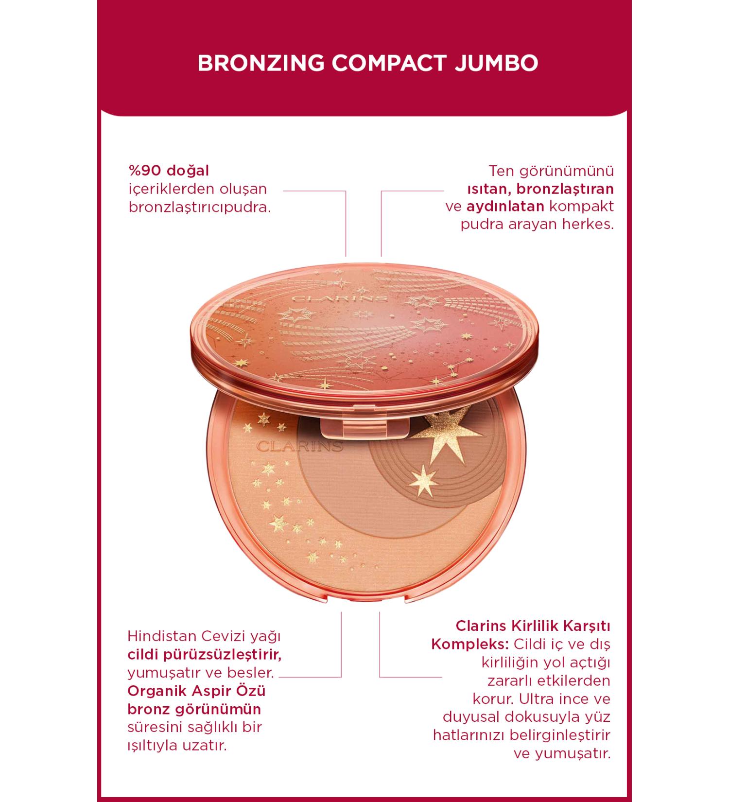 Clarins Bronzing Compact Jumbo 19g - Bronzing Powder - Buy Online on GoSupps.com