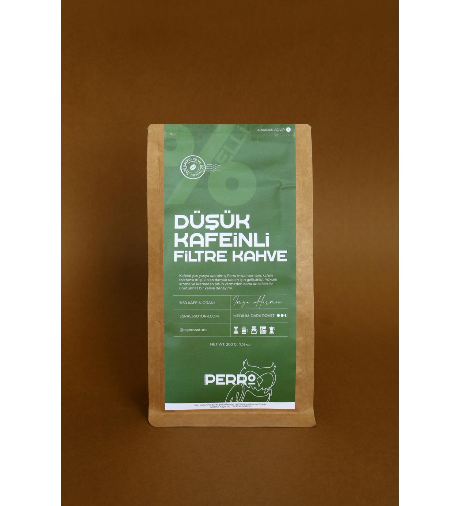 Perro Coffee Low Caffeine Ground Filter Coffee 200 Gr