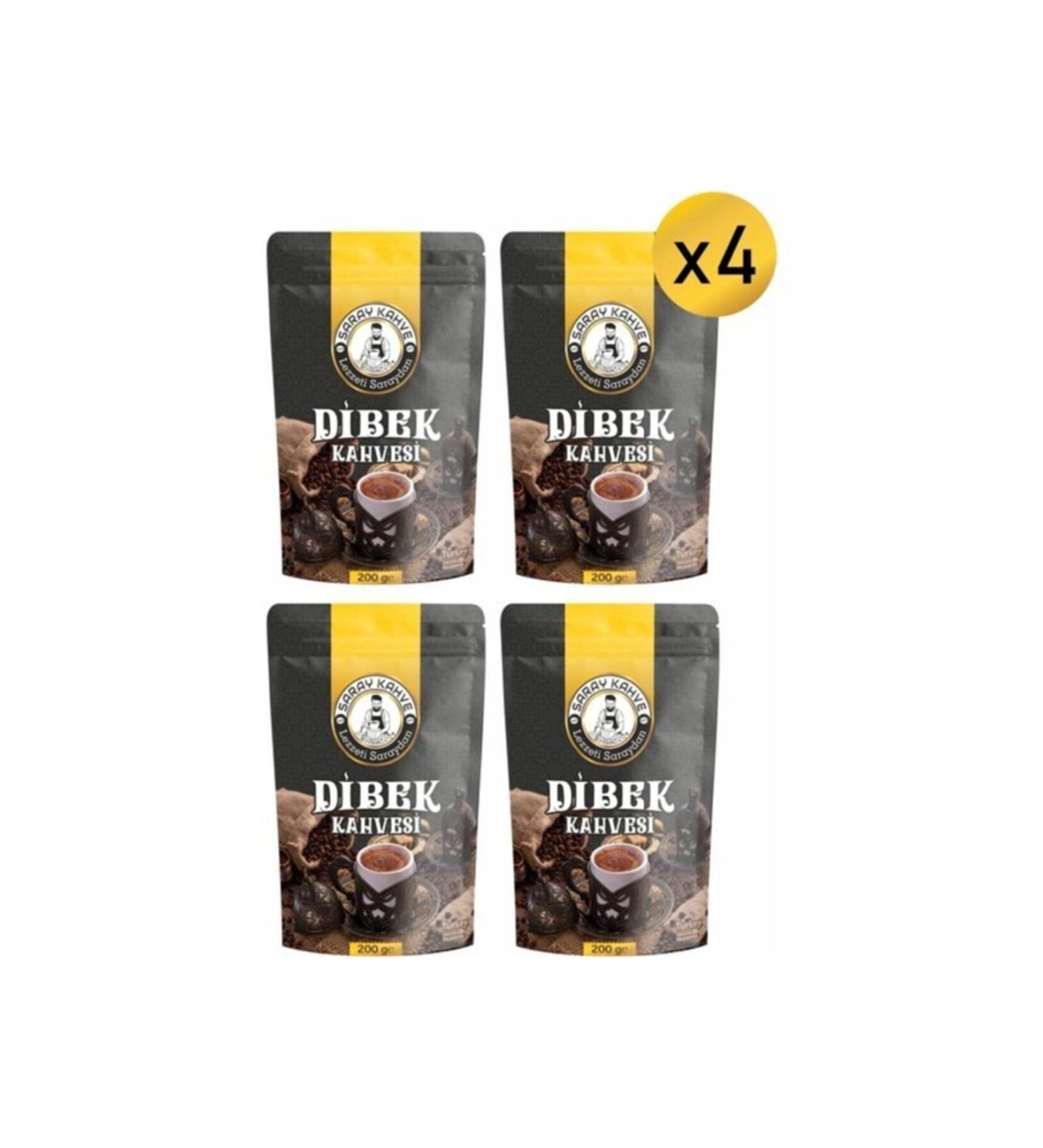 SARAY KAHVE Caramel Ottoman Coffee 200 Gr 6 Pieces Advantageous Package