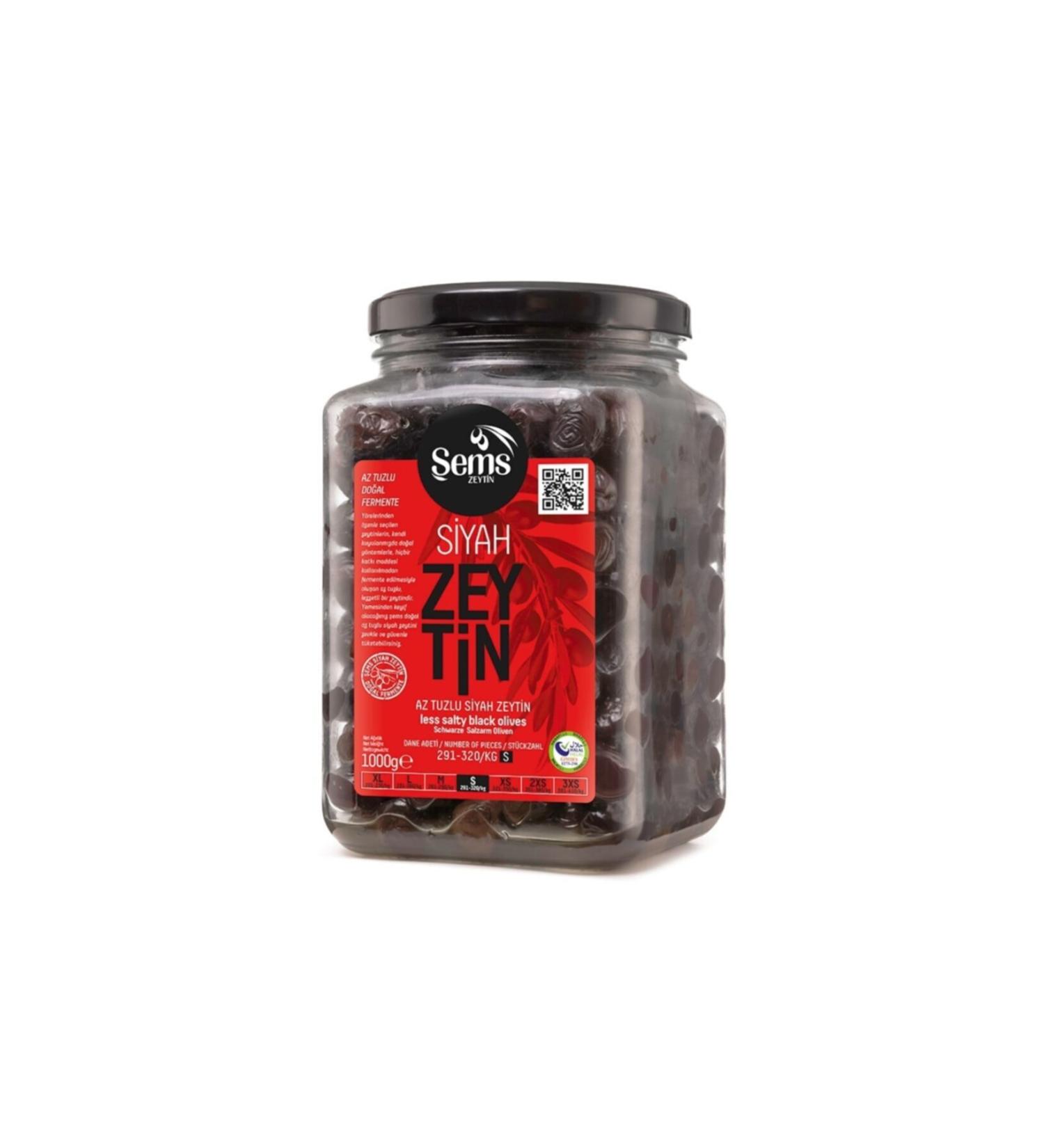 Sems Sems Super Special Black Olive 1000 Gr 291-320 Caliber - Glass
