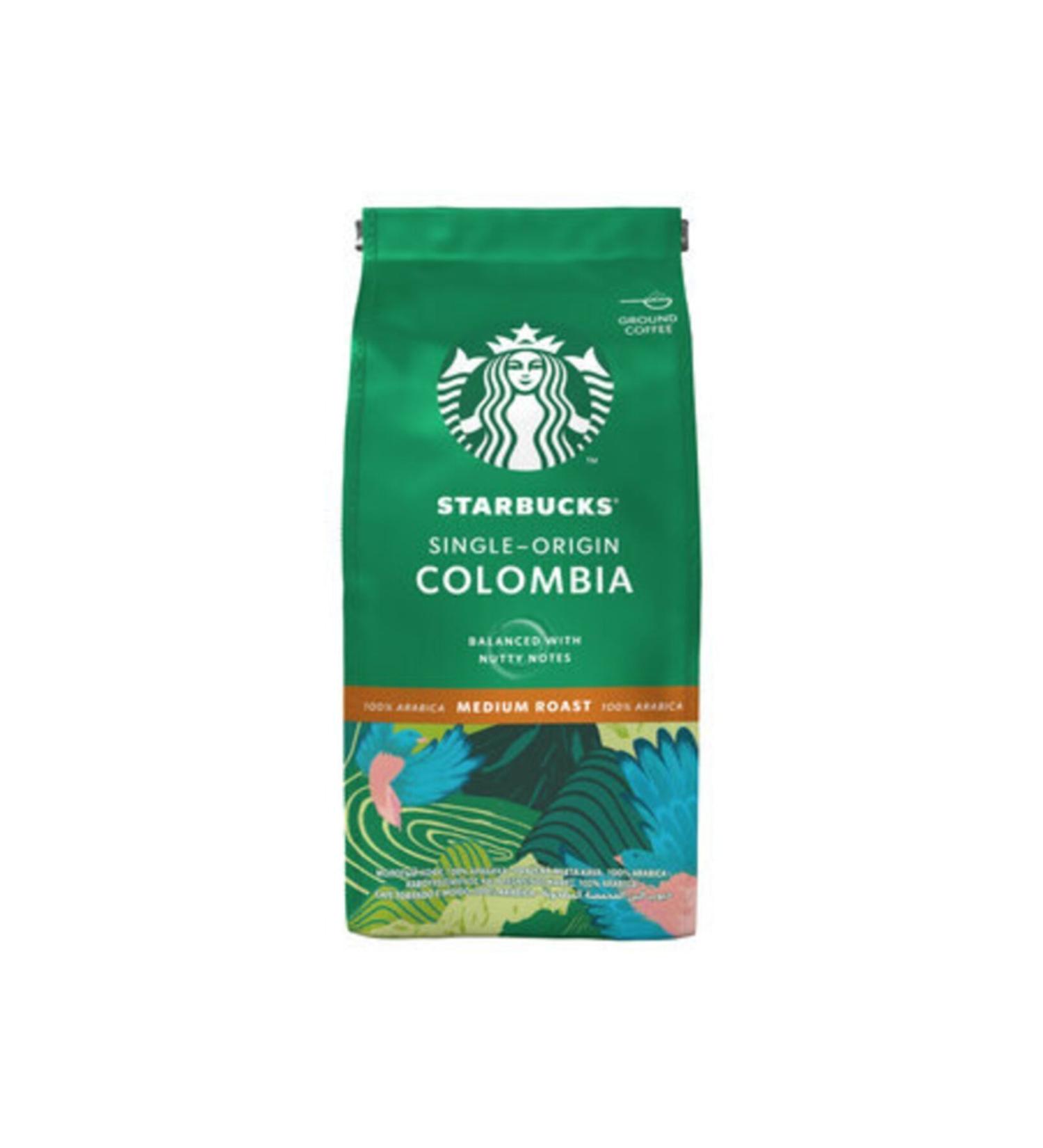 Starbucks Colombia Filter Coffee 250 gr Ground for Coffee Machine