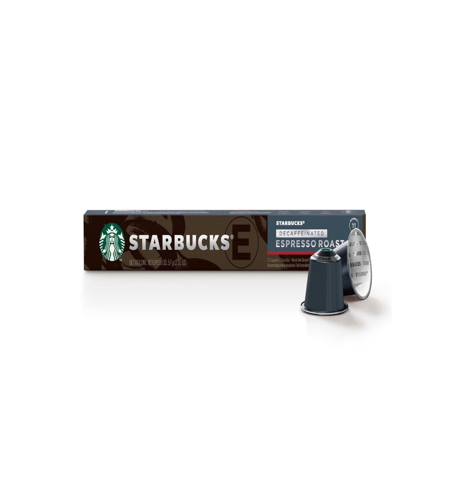 Starbucks Espresso Decaf Nespresso Compatible Aluminum Coffee Capsules 10 Pack