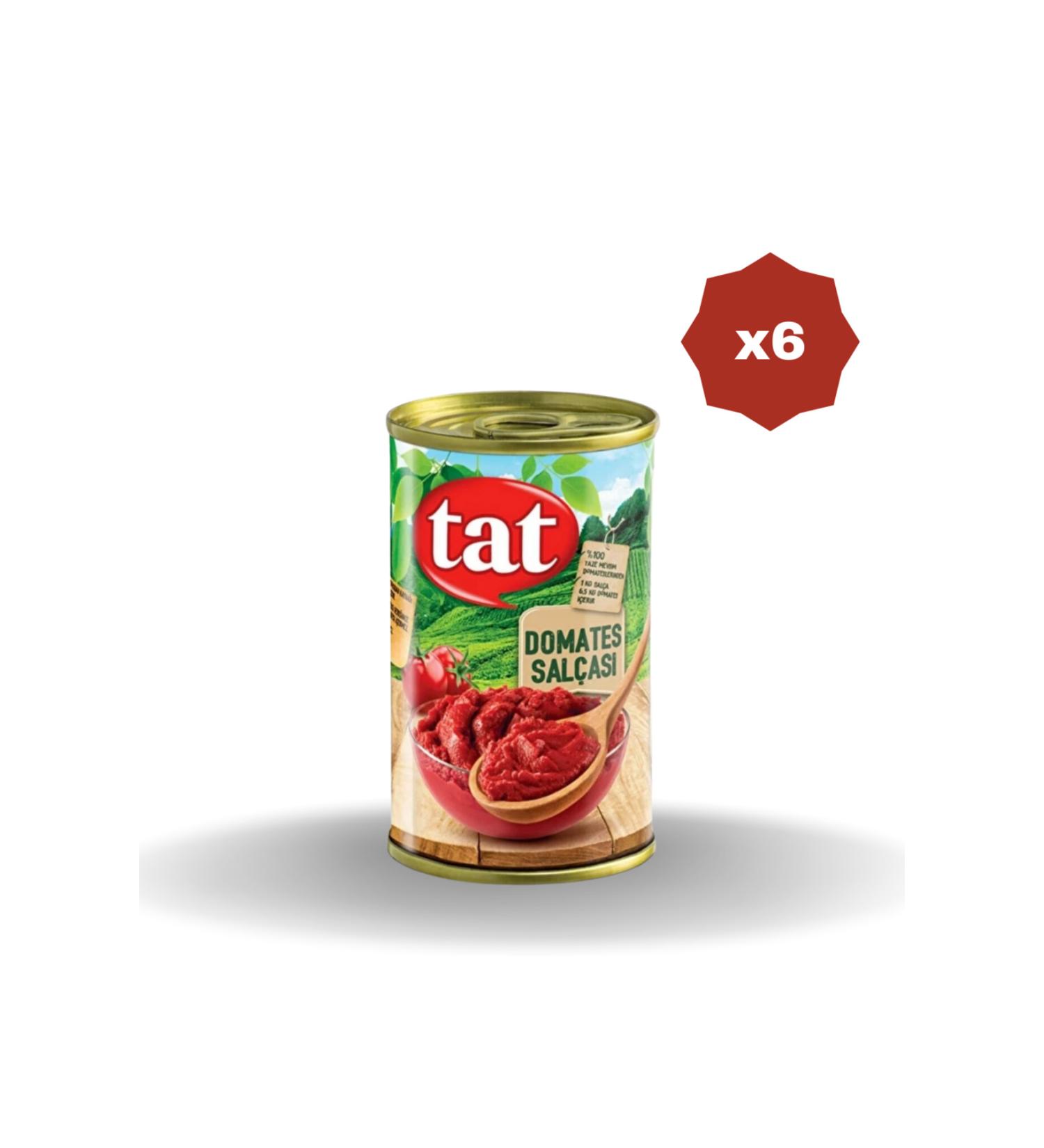 Tat TOMATO PASTE 170 GR - (6 PIECES)