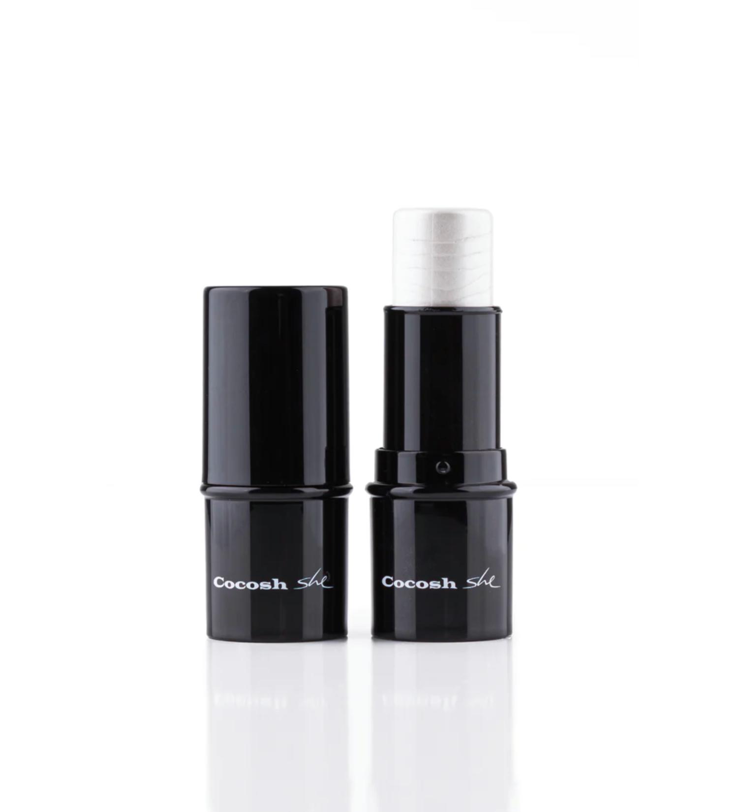 Cocosh She Shimmer Stick Illuminating Highlighter Metallic White High Pigment Natural Look Dewy Finish - Buy Online on GoSupps.com
