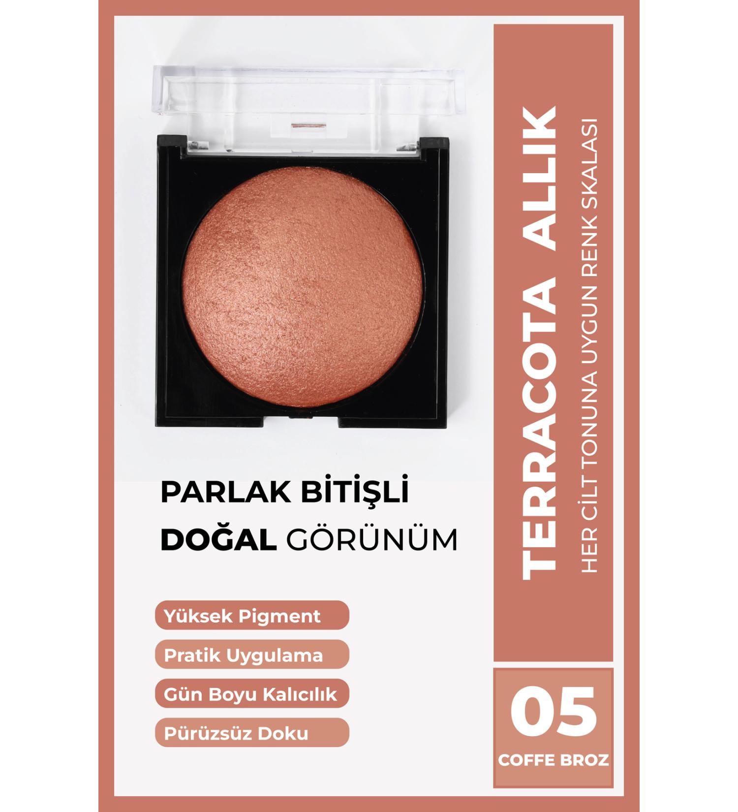 Cocosh She Terracotta Blush 10 Gr 05 Coffe Peach Easy Distribution Non-Clumping Fine-Smooth Texture Vivid Look - Buy Online on GoSupps.com