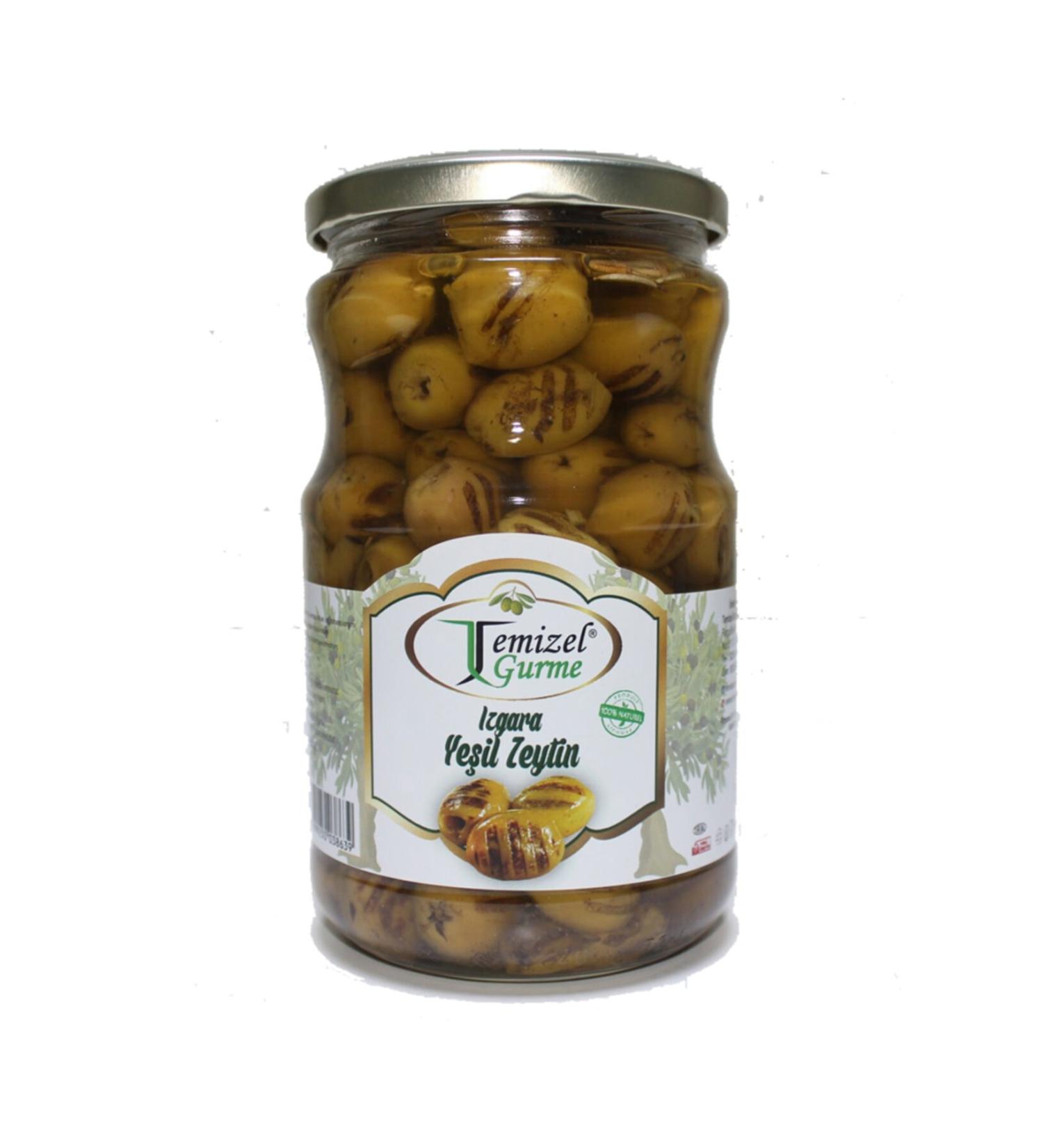 Temizel Grilled Green Olives 640 gr.