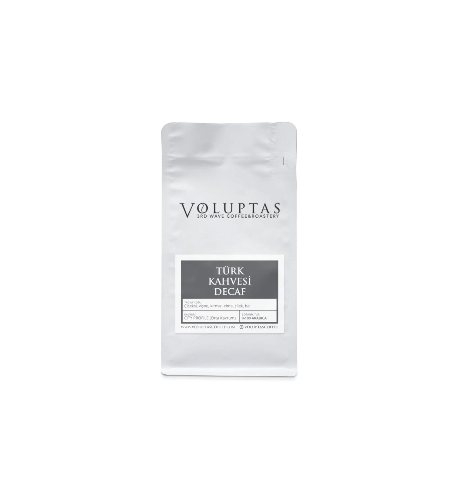 VOLUPTAS COFFEE Turkish Coffee Decaf (Decaffeinated)