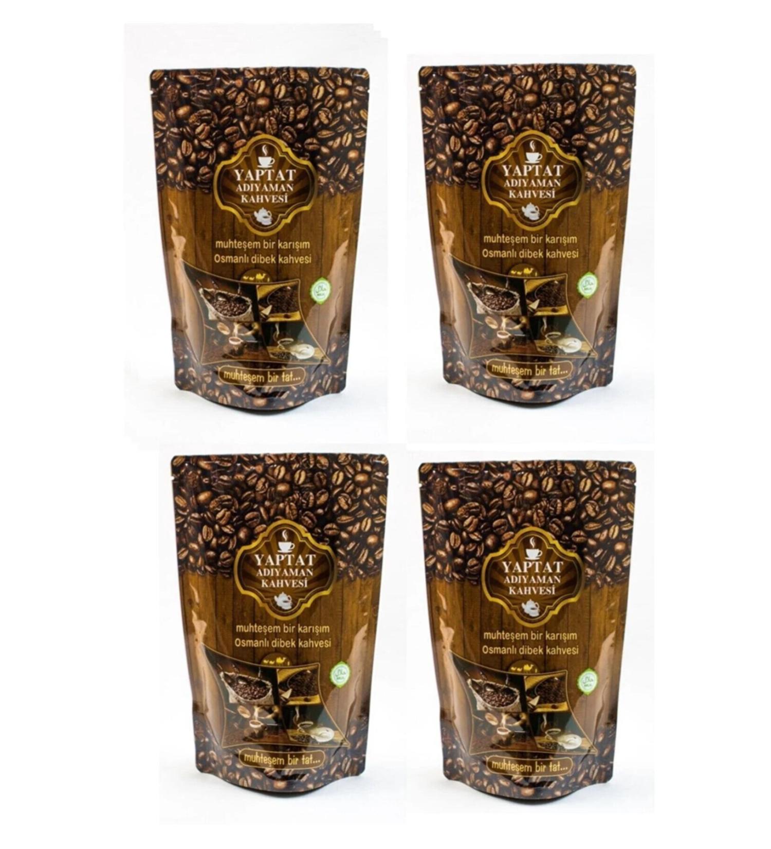 Yaptat Ad yaman Dibek Coffee 200 Gr 7 Mixed 4 Piece Set