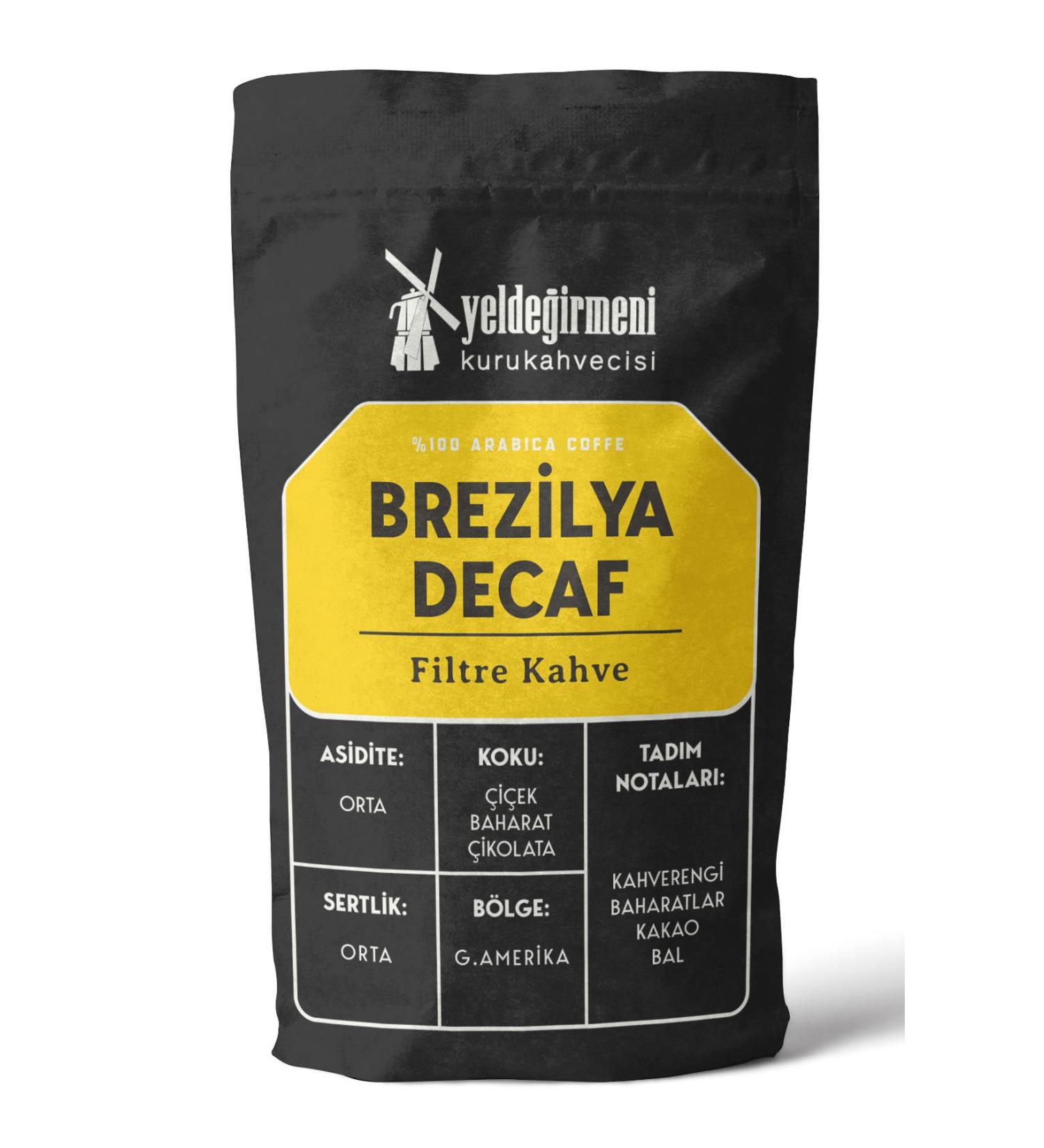 Yelde irmeni Kurukahvecisi Brazilian Decaf Filter Coffee 250 Gr